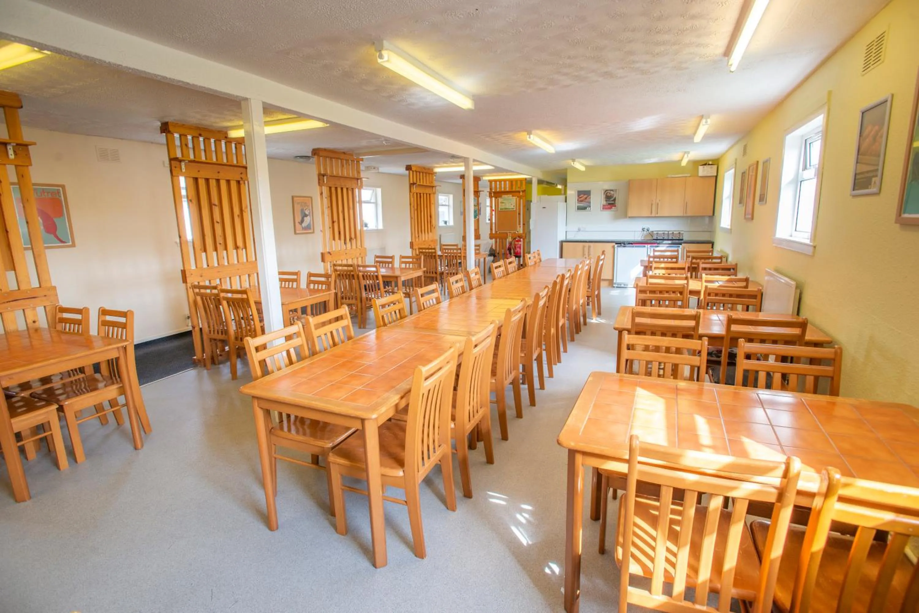 Dining area in Kirkwall Youth Hostel