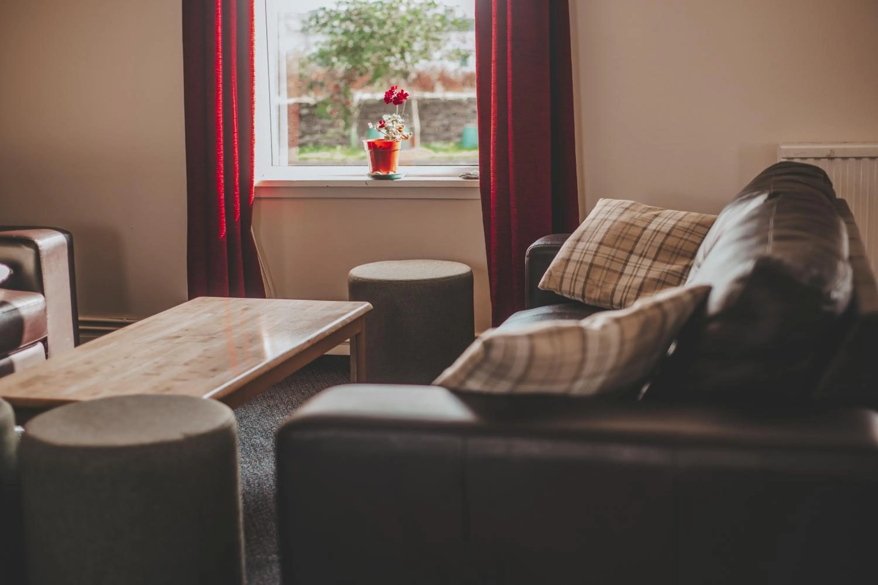 Seating area in Kirkwall Youth Hostel