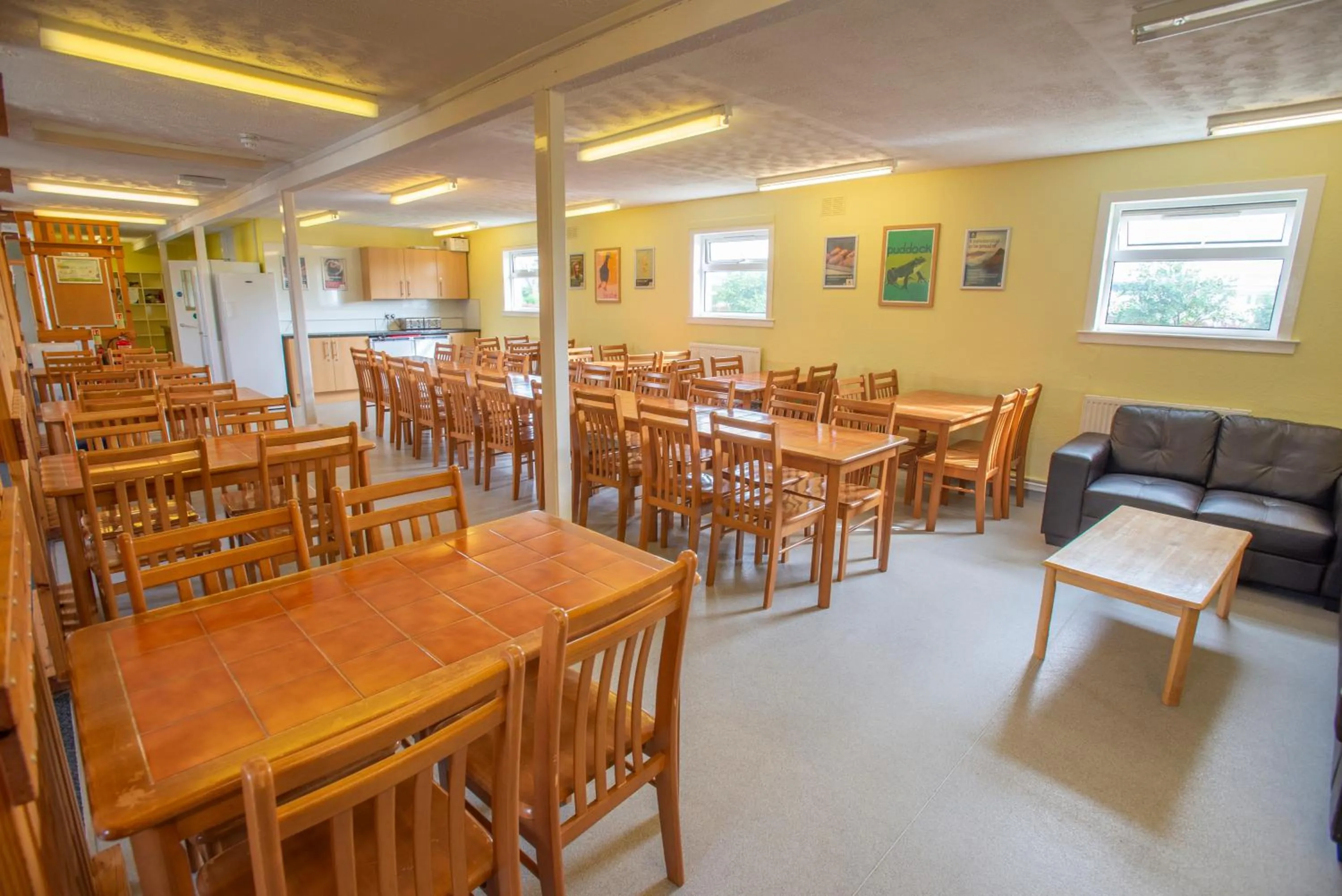Dining area in Kirkwall Youth Hostel