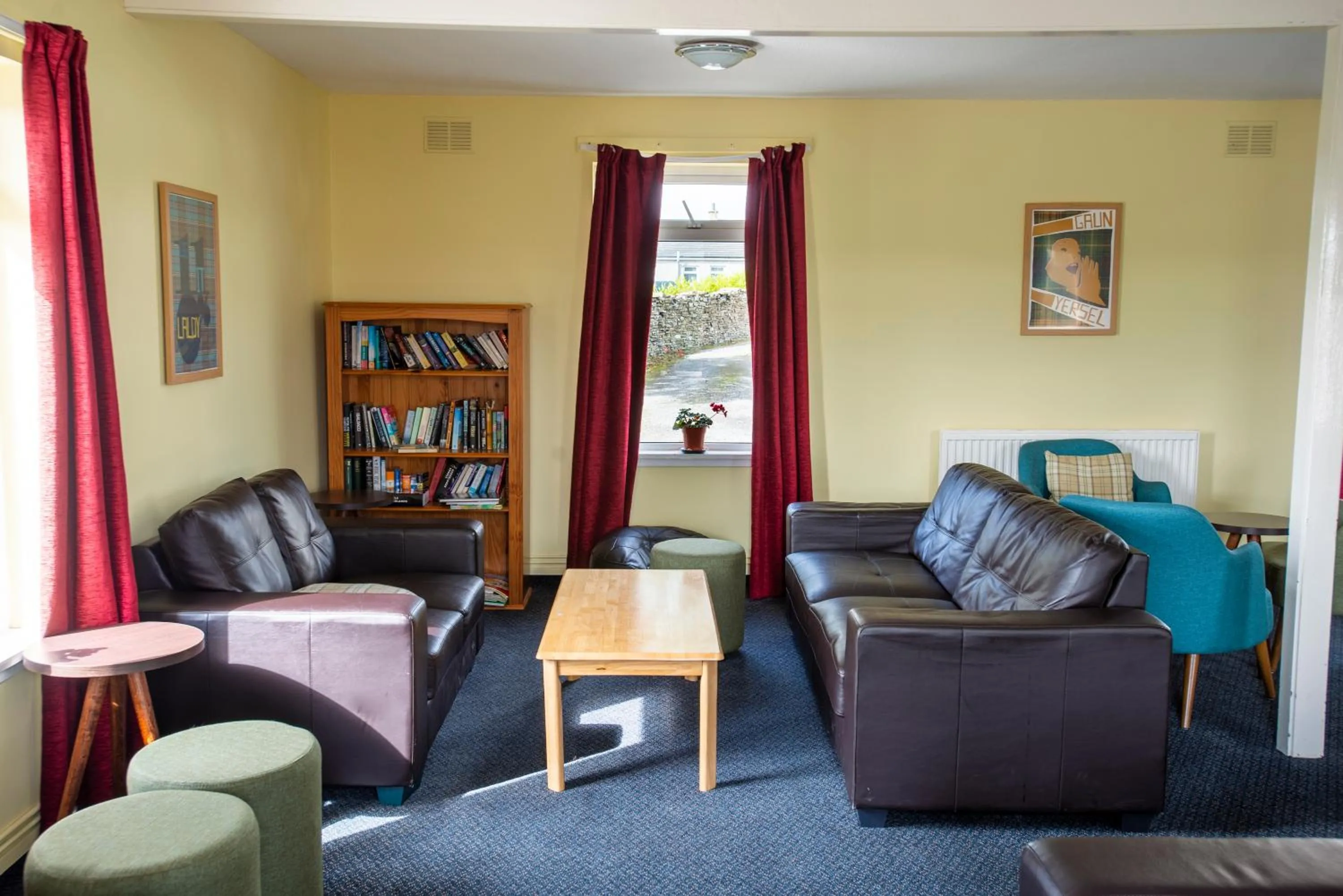 Seating area in Kirkwall Youth Hostel