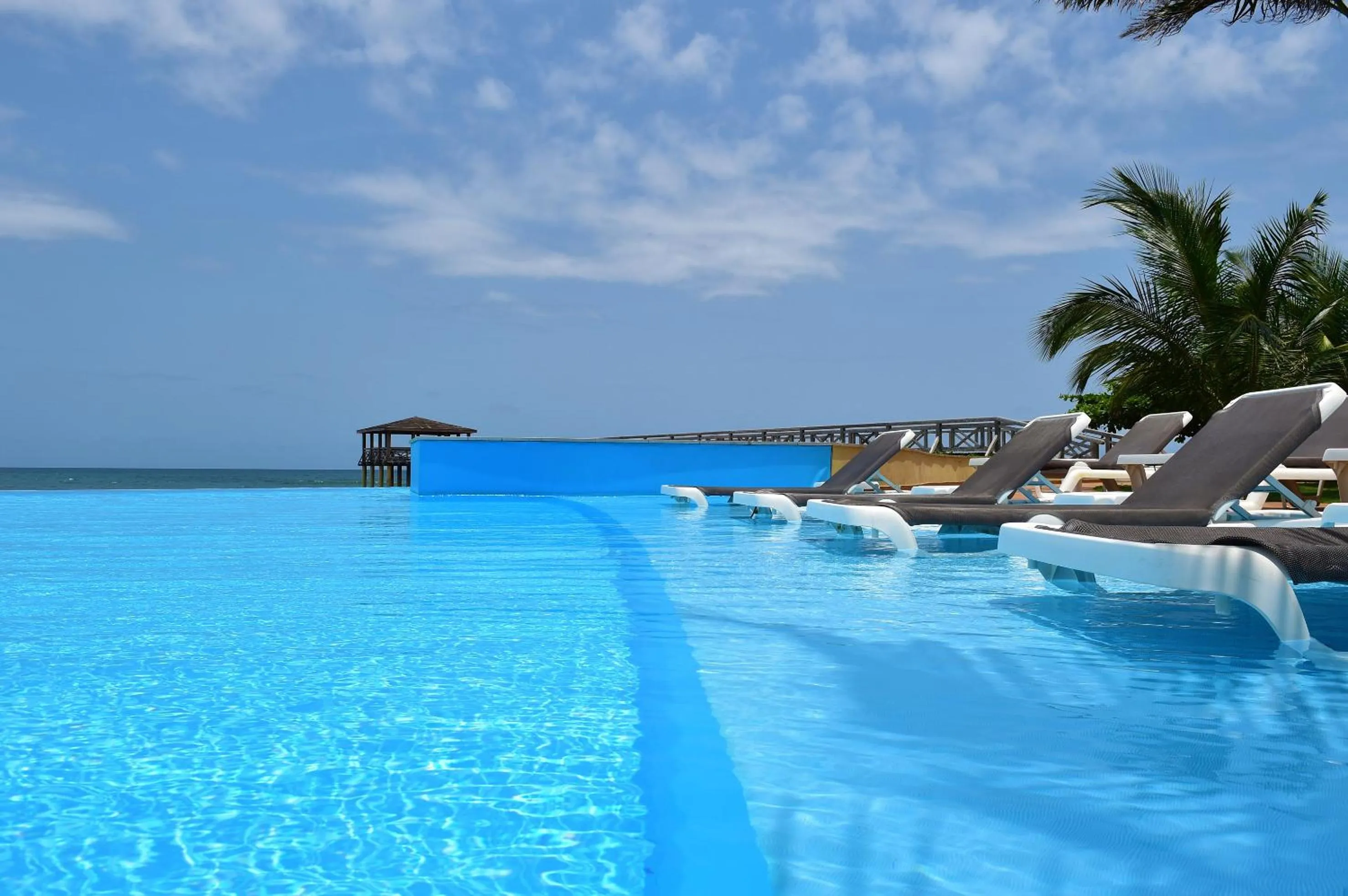 Swimming pool in Pestana Sao Tome