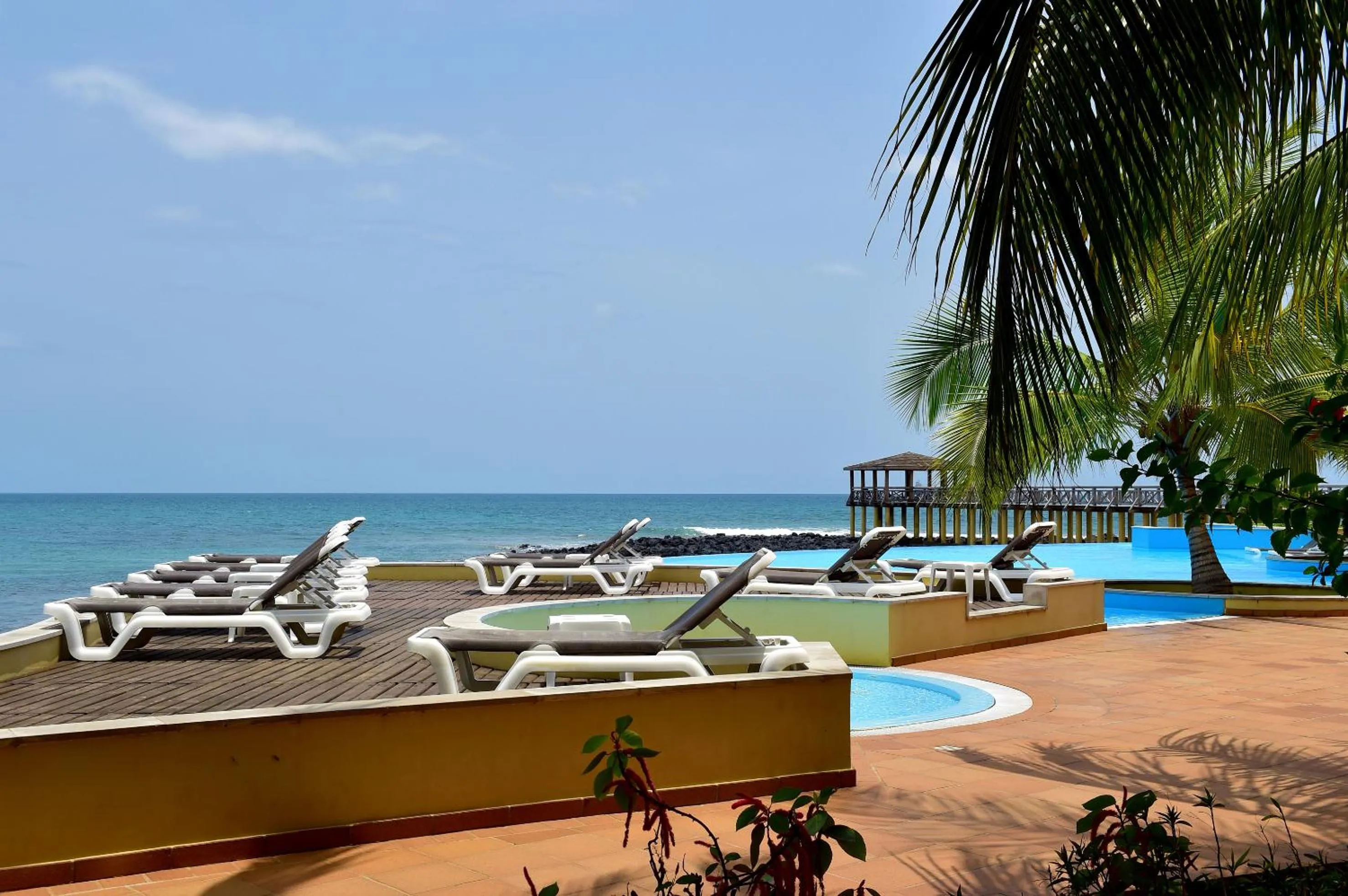 Swimming pool in Pestana Sao Tome
