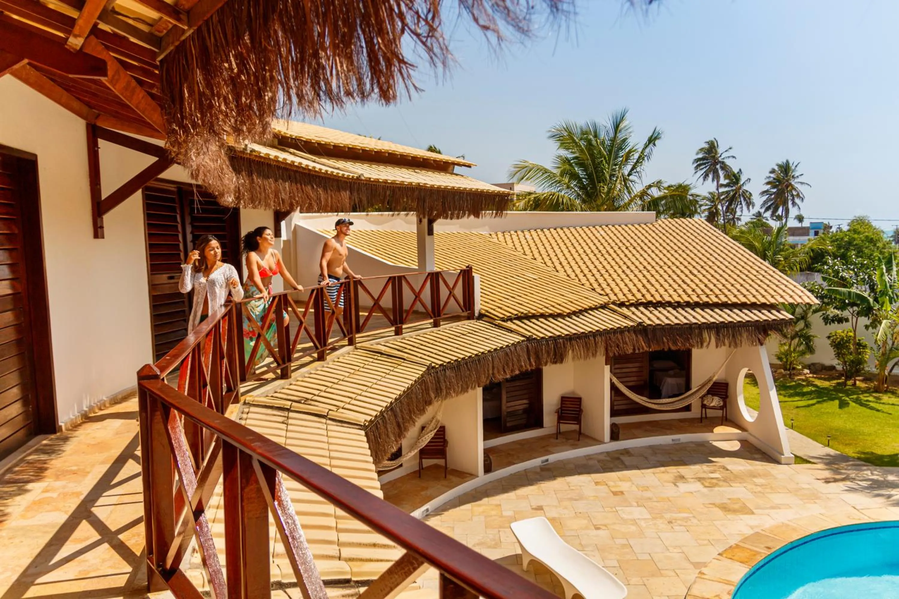 Balcony/Terrace in Pousada Porto Azul