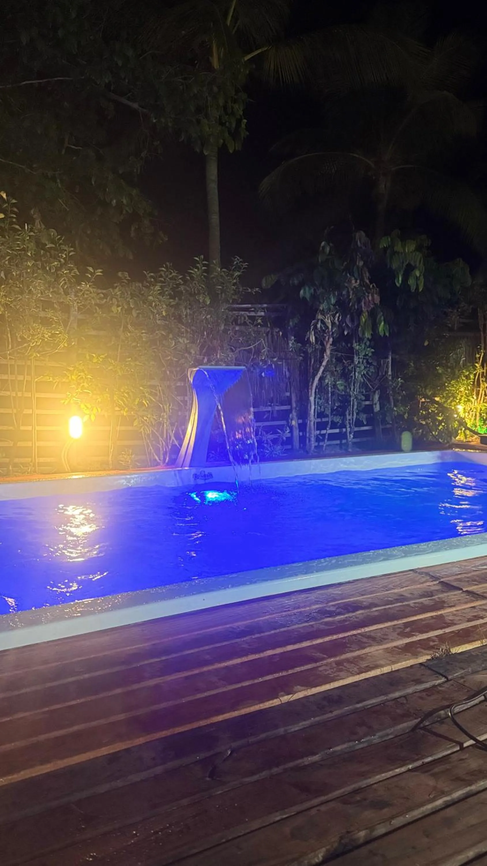 Pool view in Pousada Nascer do Sol