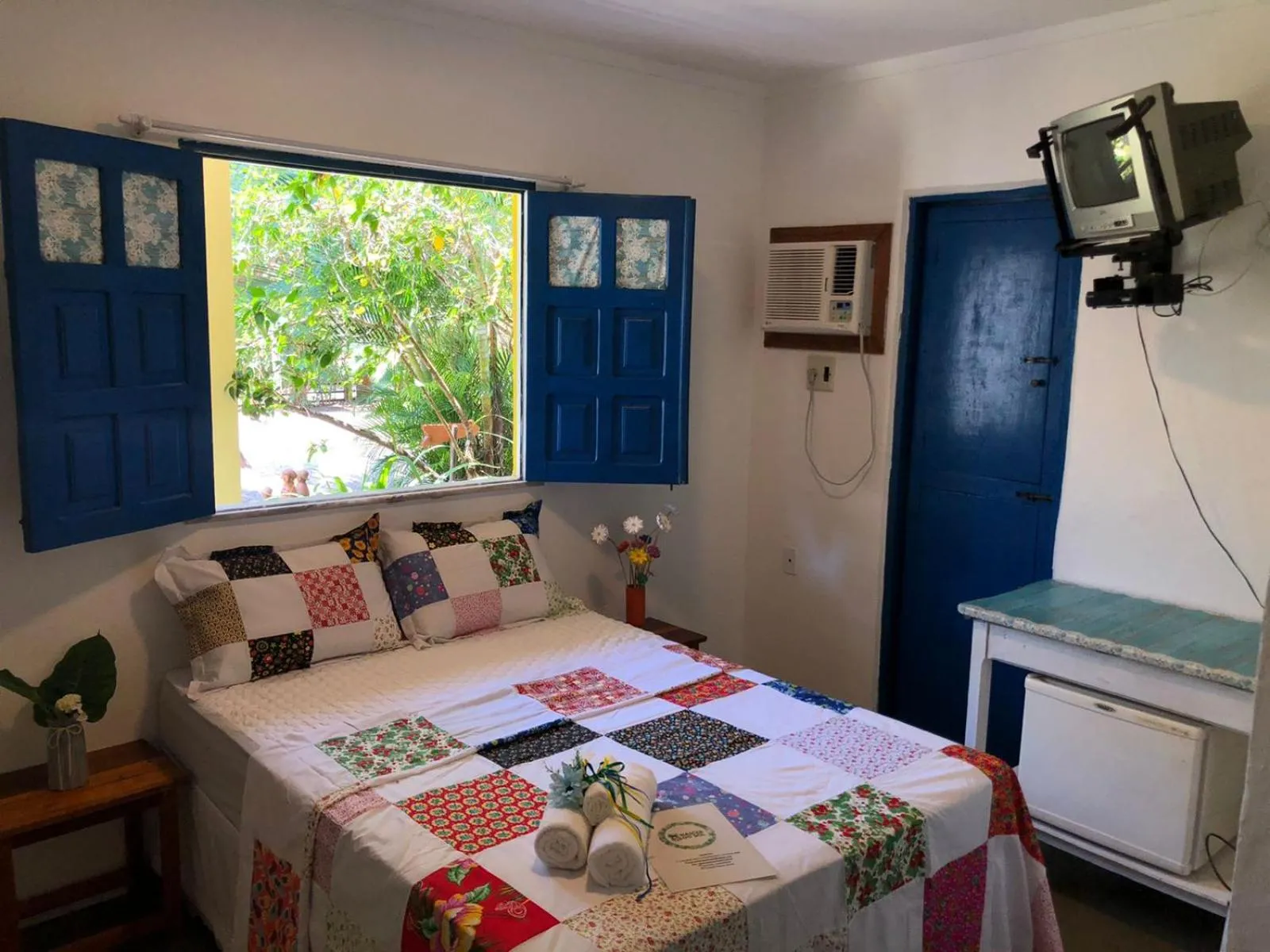 Bedroom, Bed in Pousada Nascer do Sol