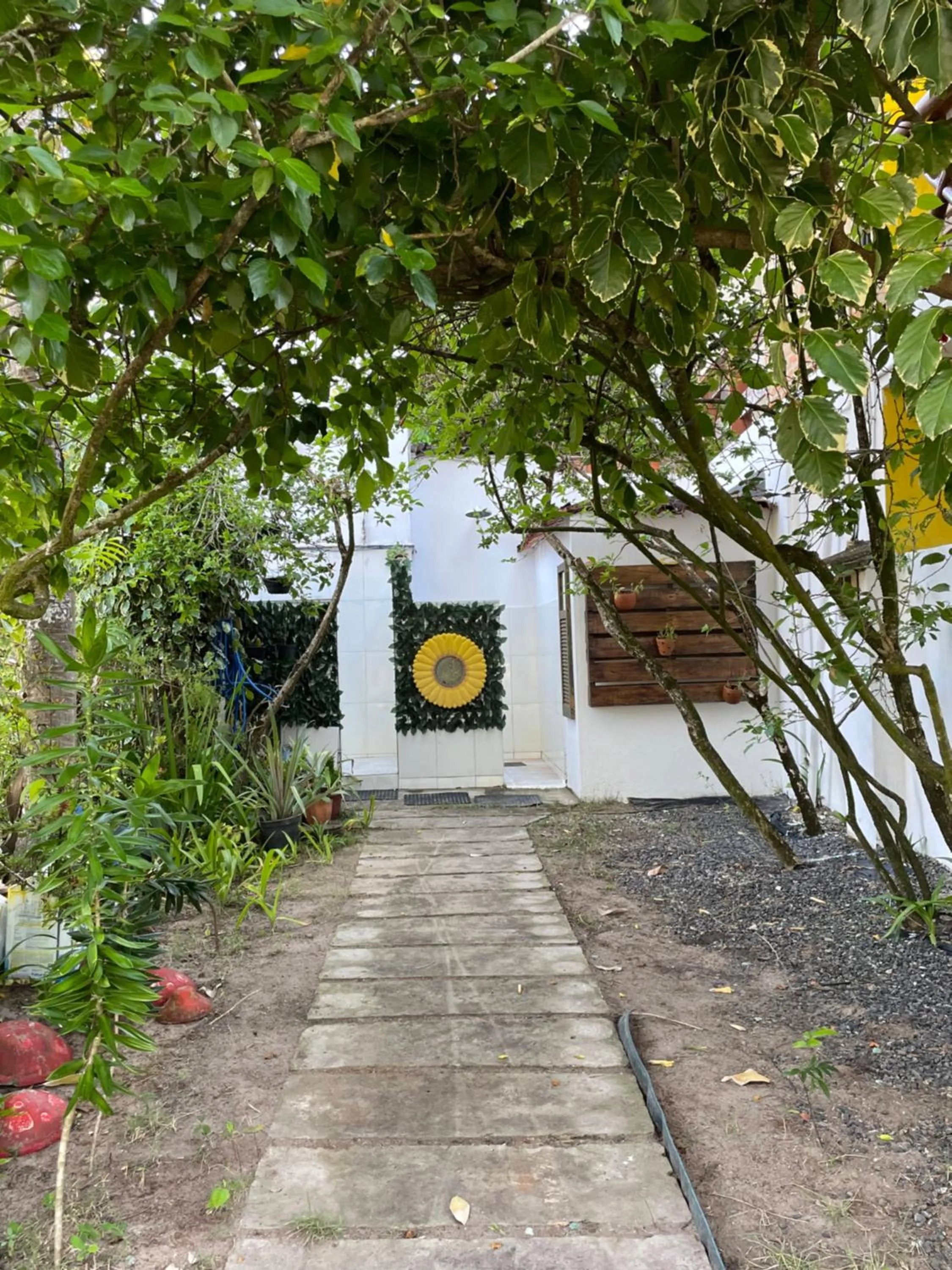 Garden view in Pousada Nascer do Sol