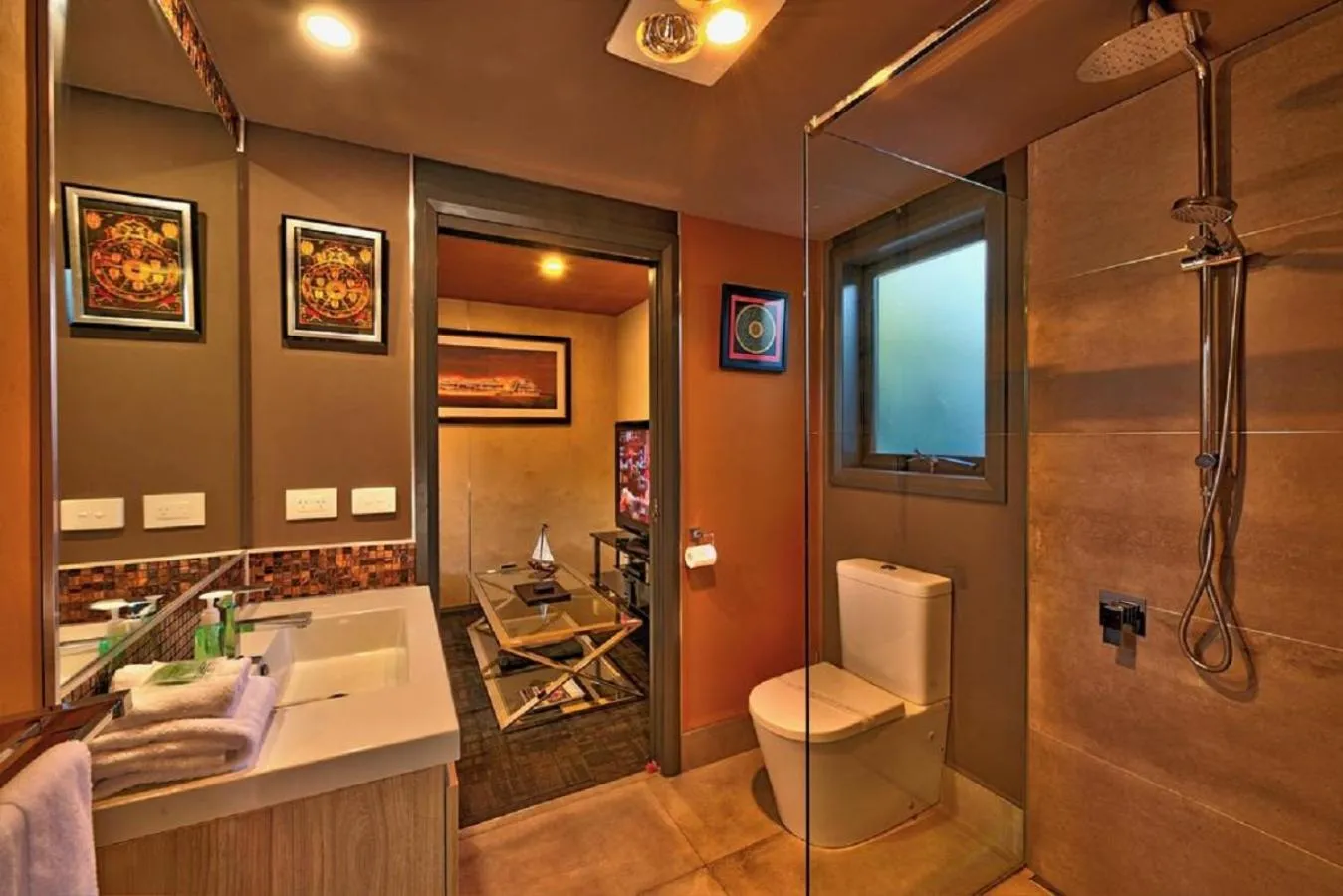 Bathroom in Containment Accommodation