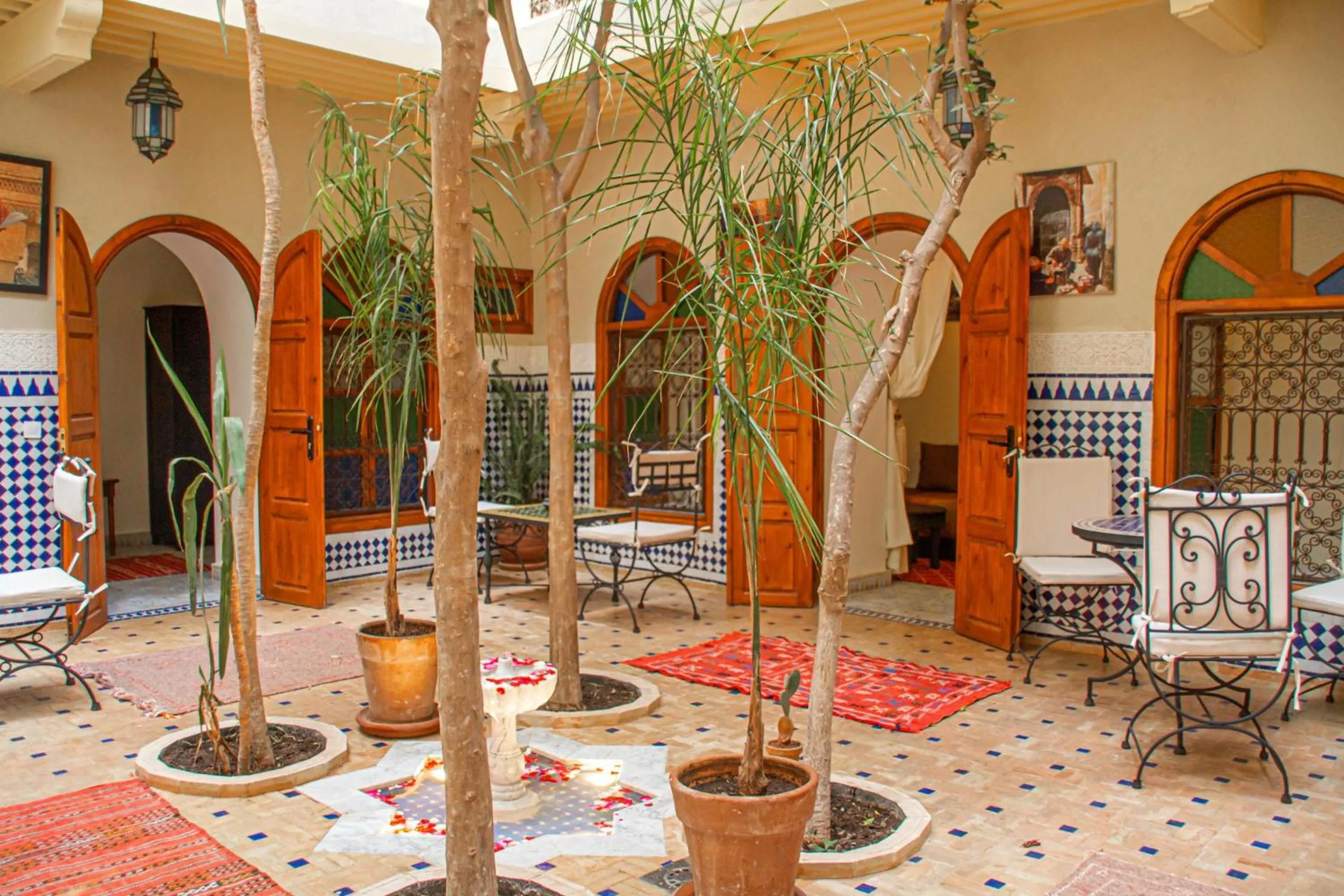 Patio in Riad Dar Tamlil