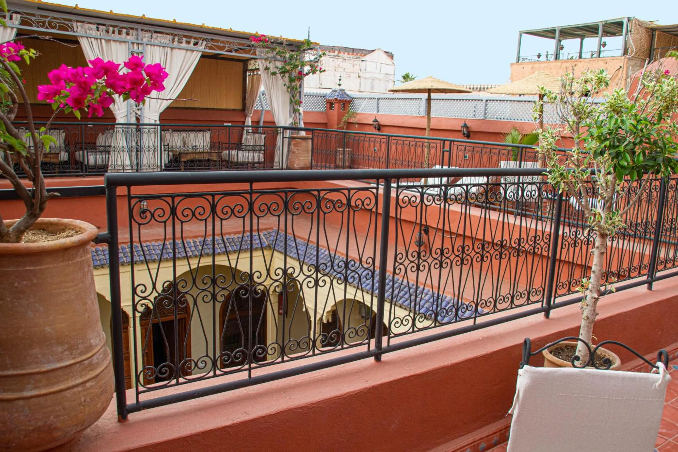 Patio in Riad Dar Tamlil