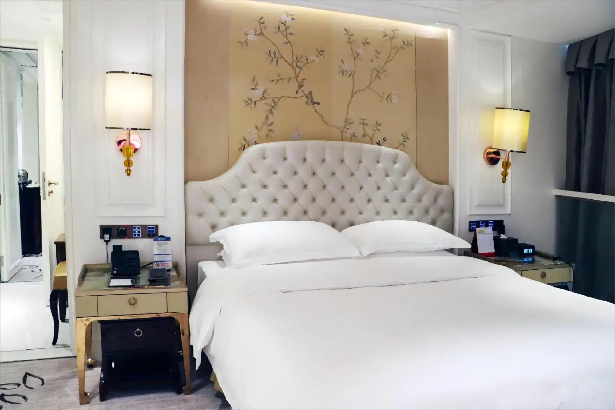 Bed in Estandon Hotel Guangzhou Bed in Estandon Hotel Guangzhou