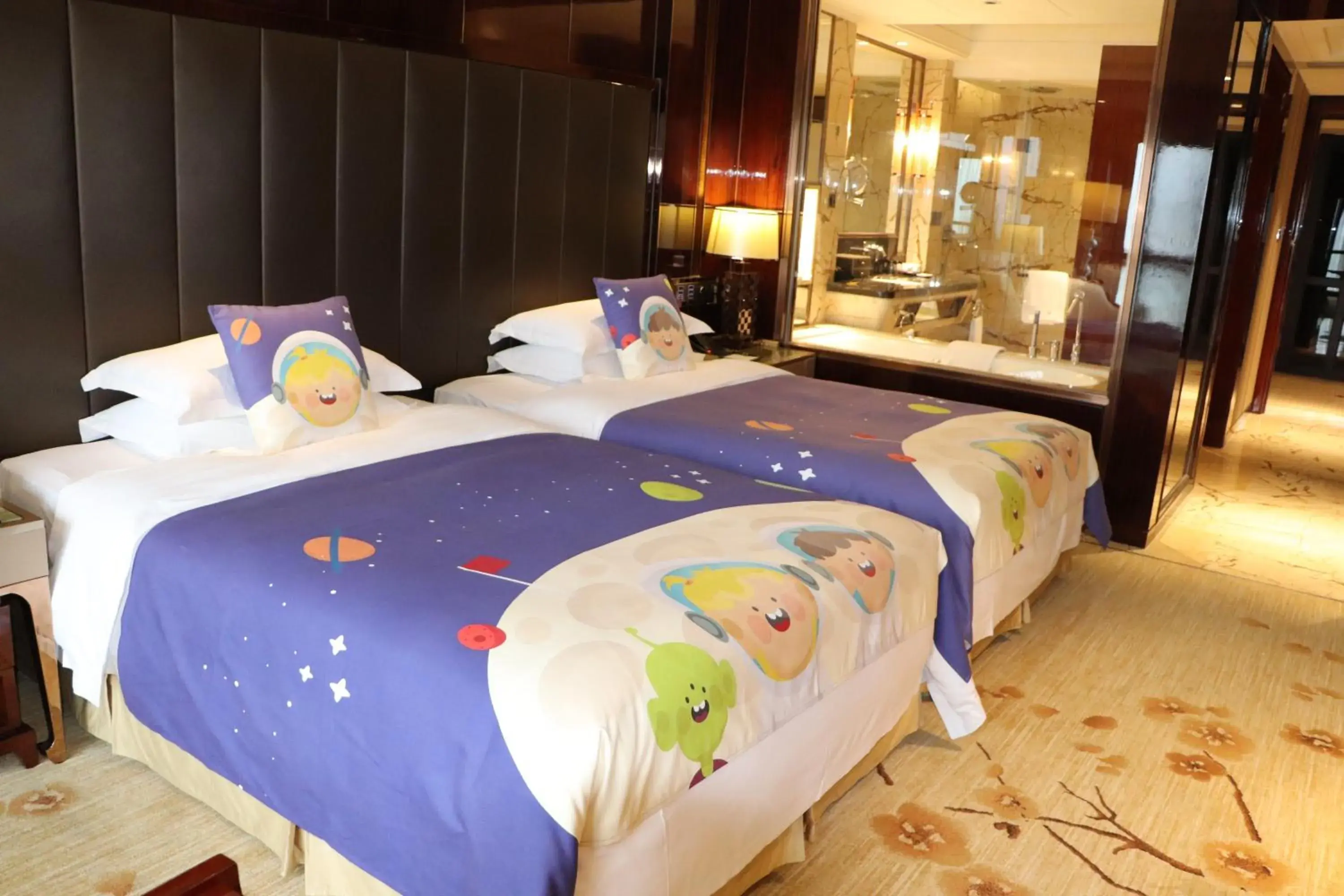 Bed in Estandon Hotel Guangzhou Bed in Estandon Hotel Guangzhou