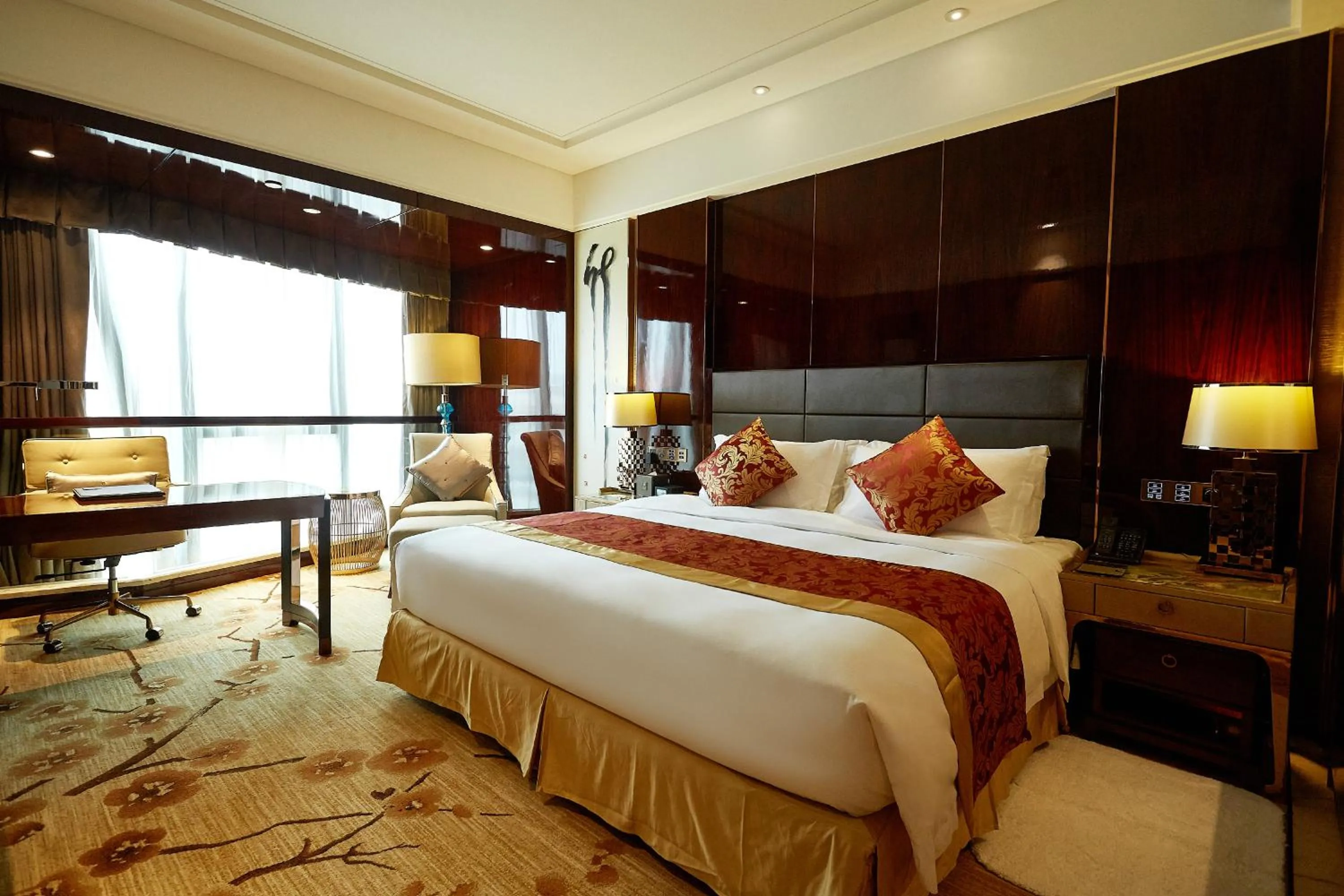 Bed in Estandon Hotel Guangzhou