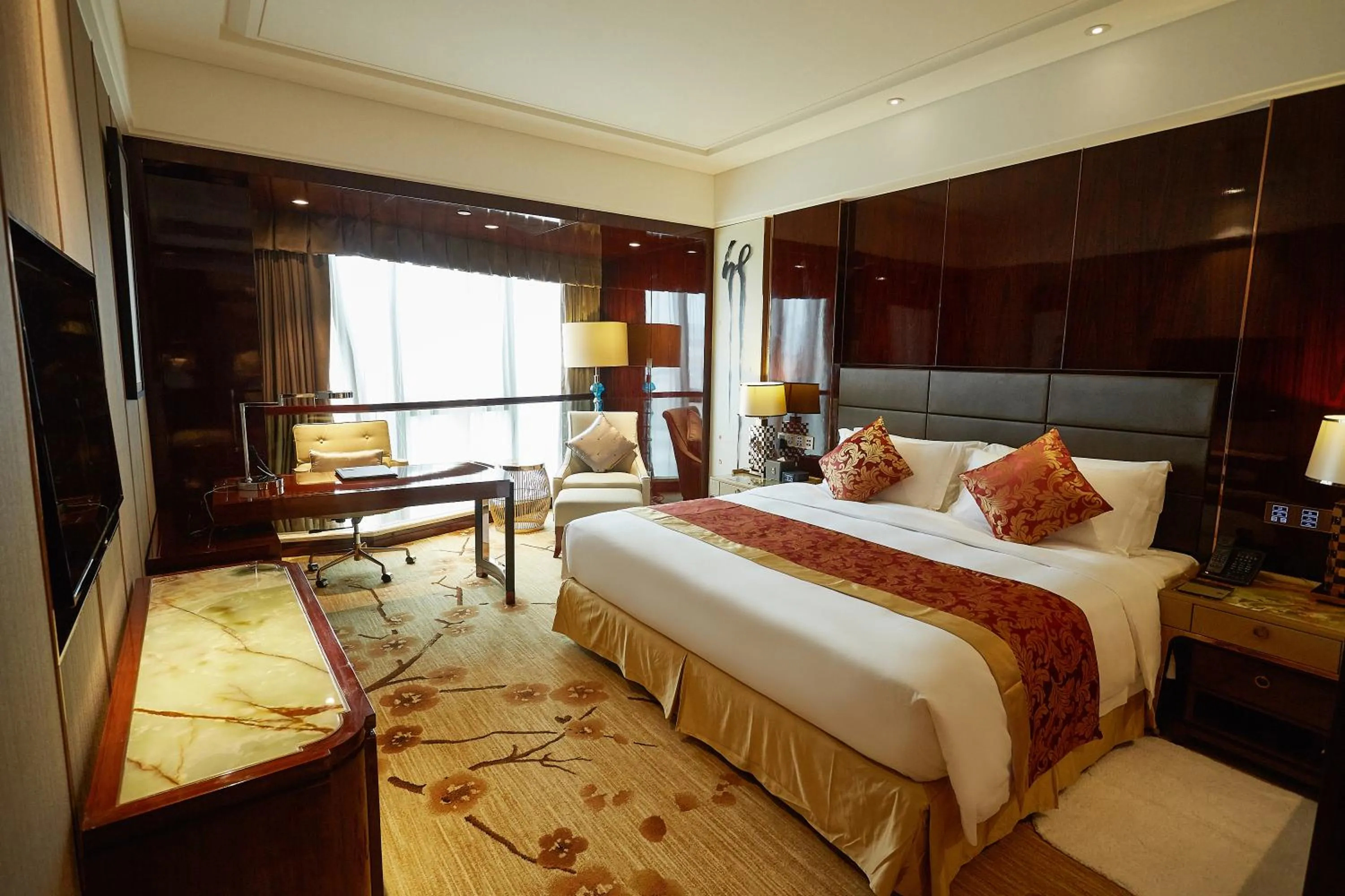 Bed in Estandon Hotel Guangzhou