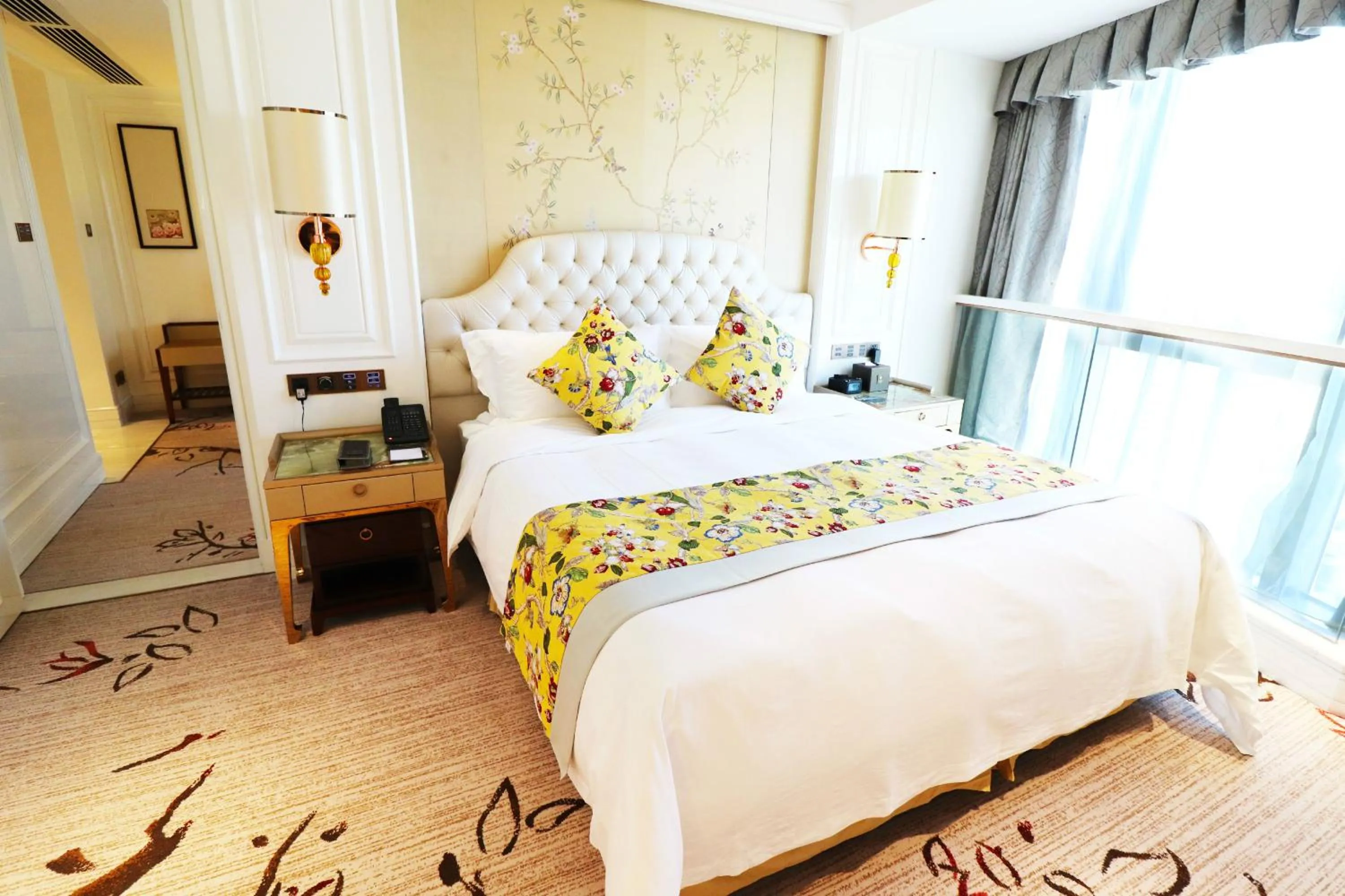 Bed in Estandon Hotel Guangzhou