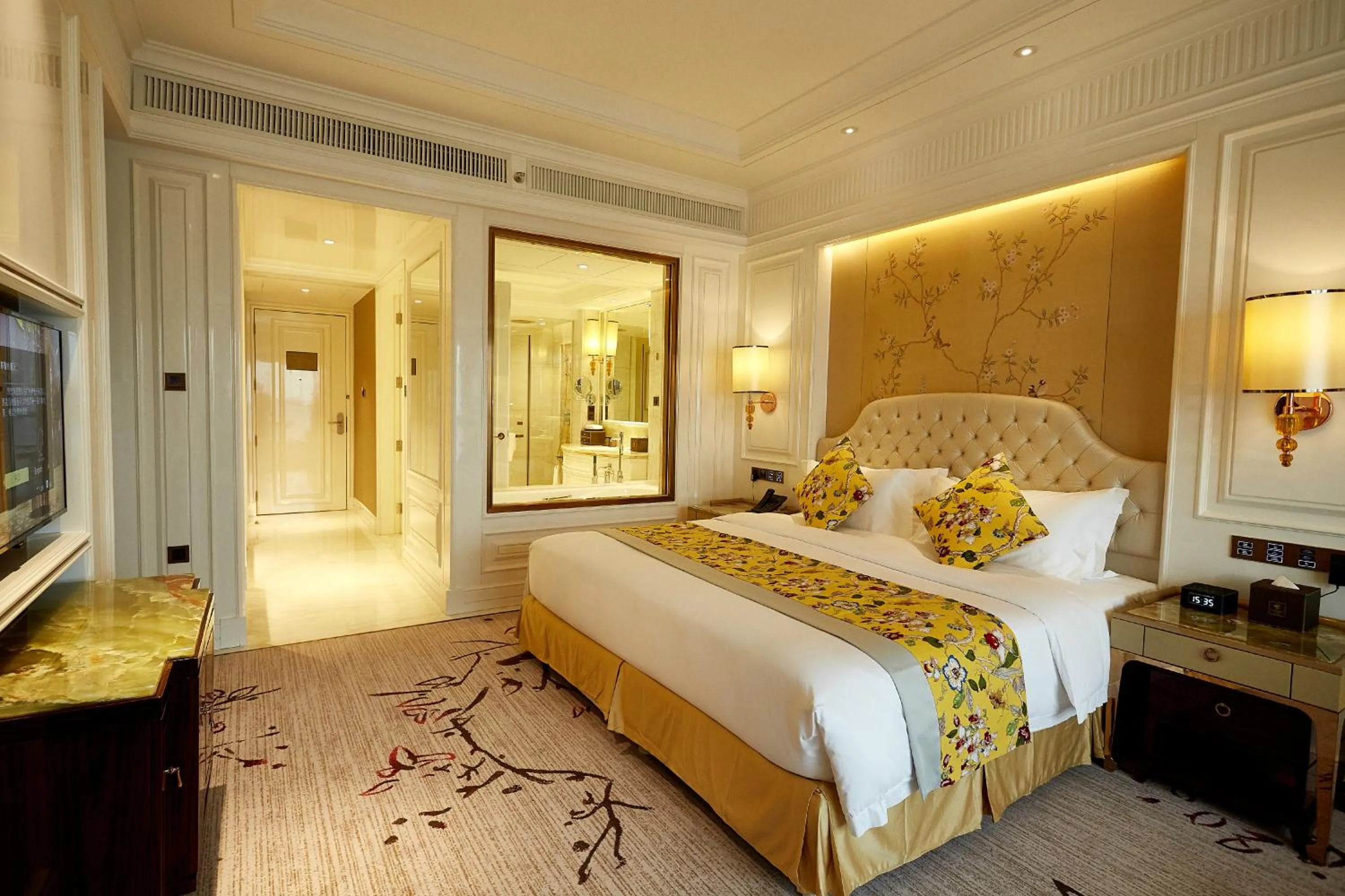 Bed in Estandon Hotel Guangzhou