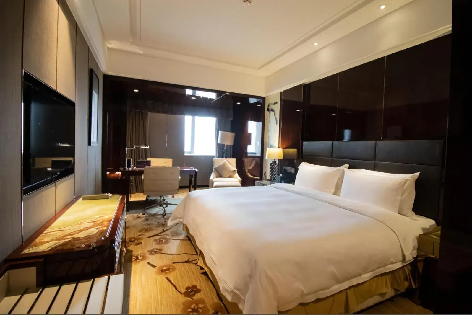 Bed in Estandon Hotel Guangzhou Bed in Estandon Hotel Guangzhou