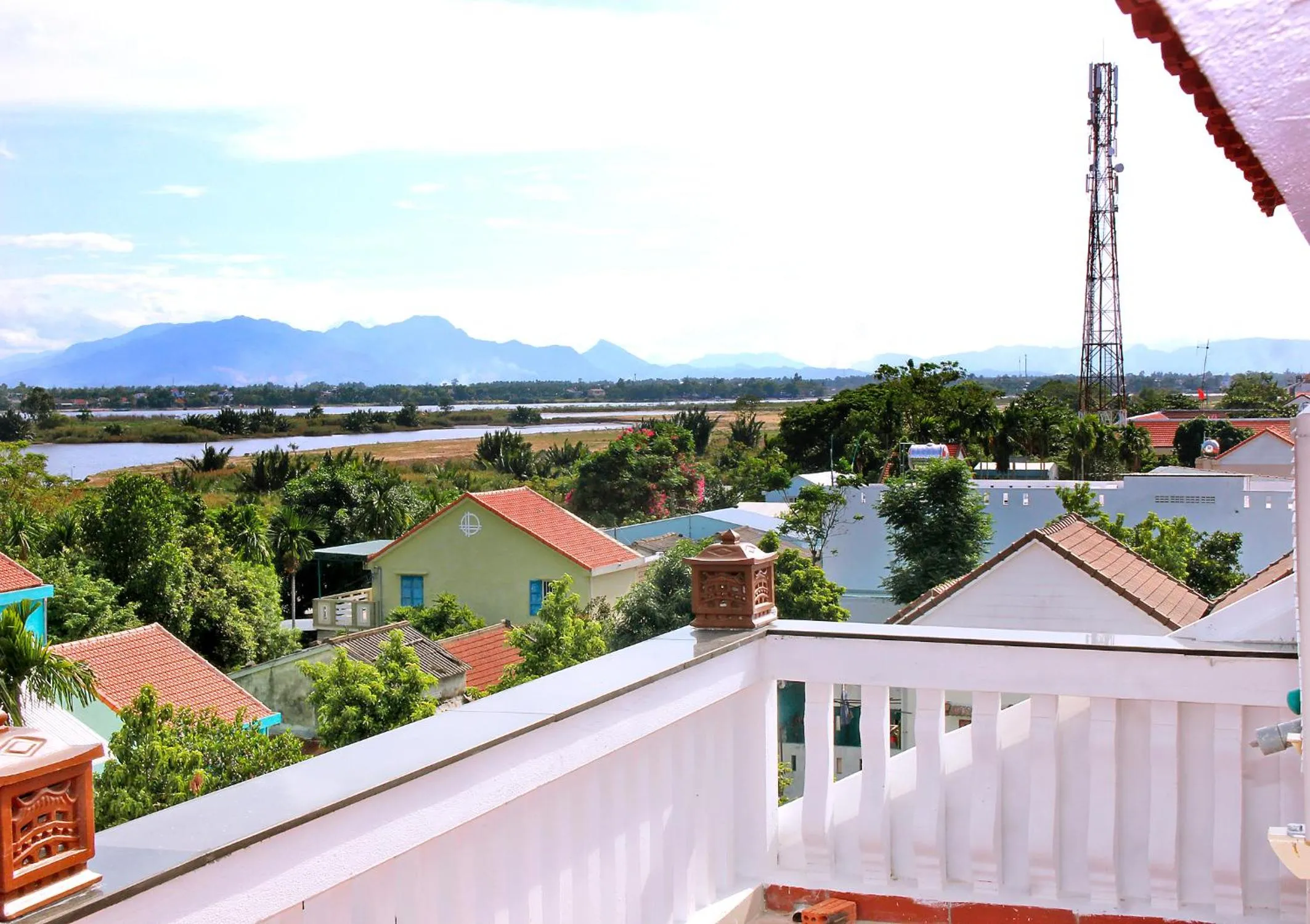 Balcony/Terrace in Green Island Villa Hoi An