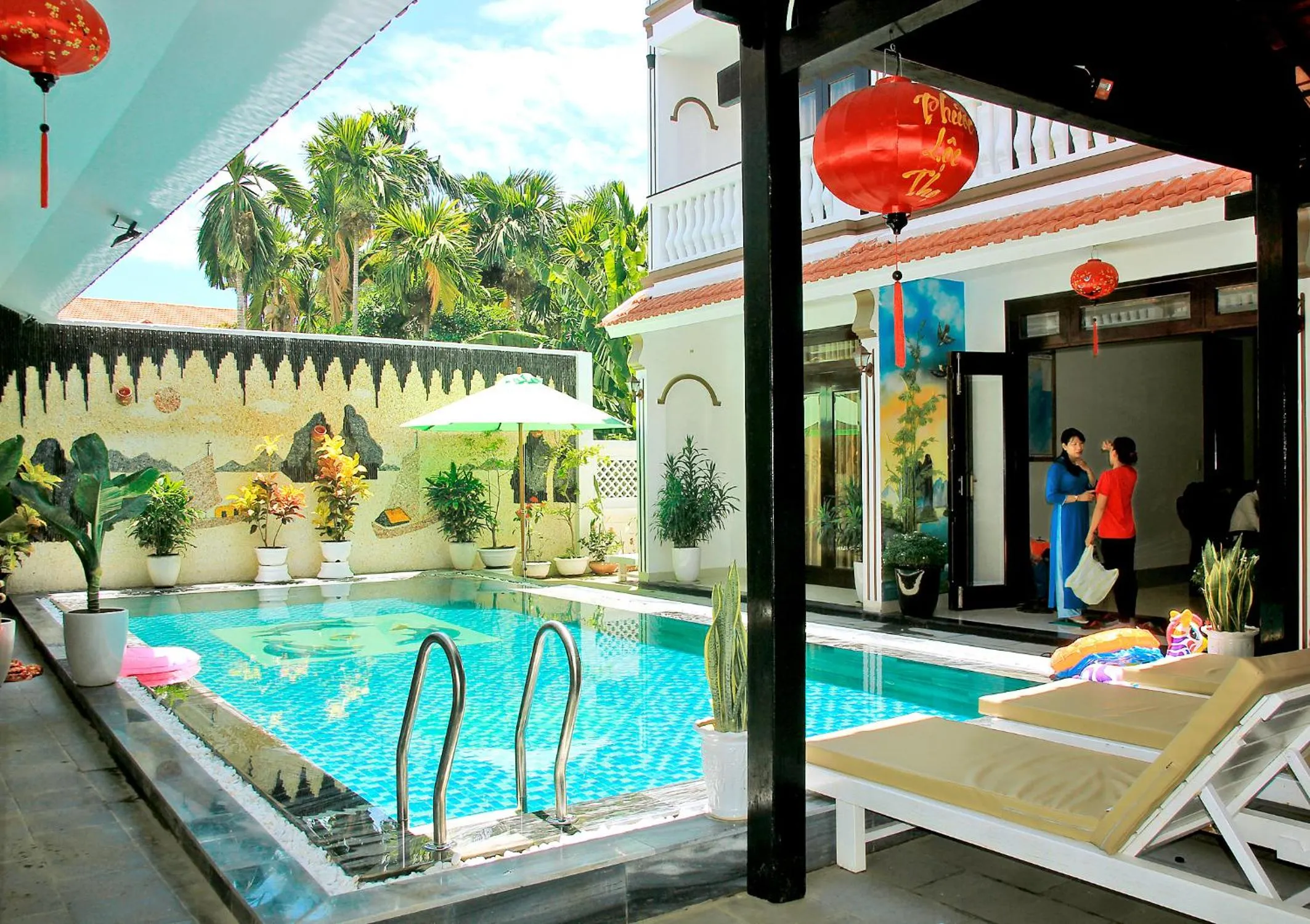 Swimming pool in Green Island Villa Hoi An