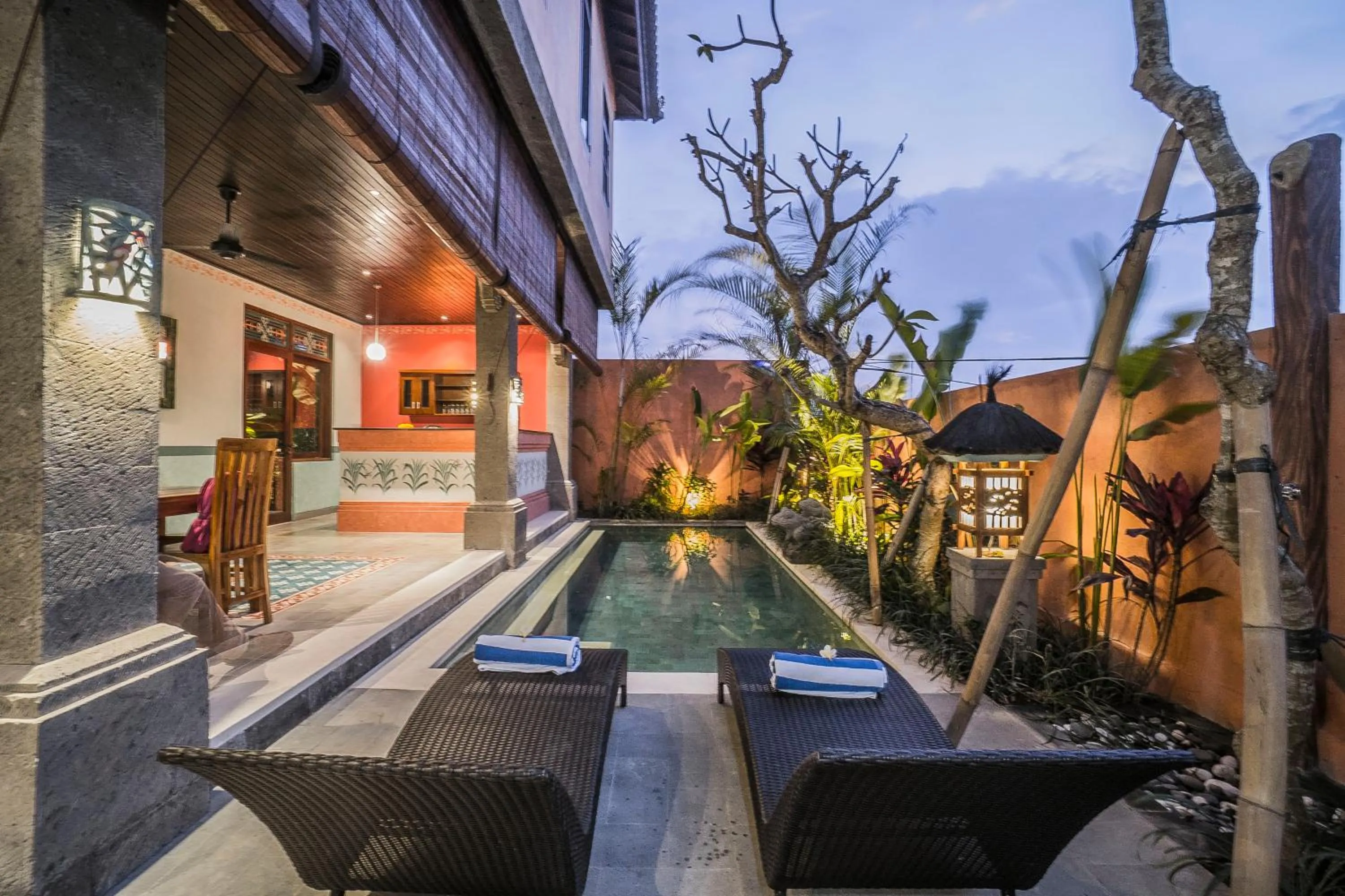 Swimming pool in Villa Tanah Carik by Mahaputra