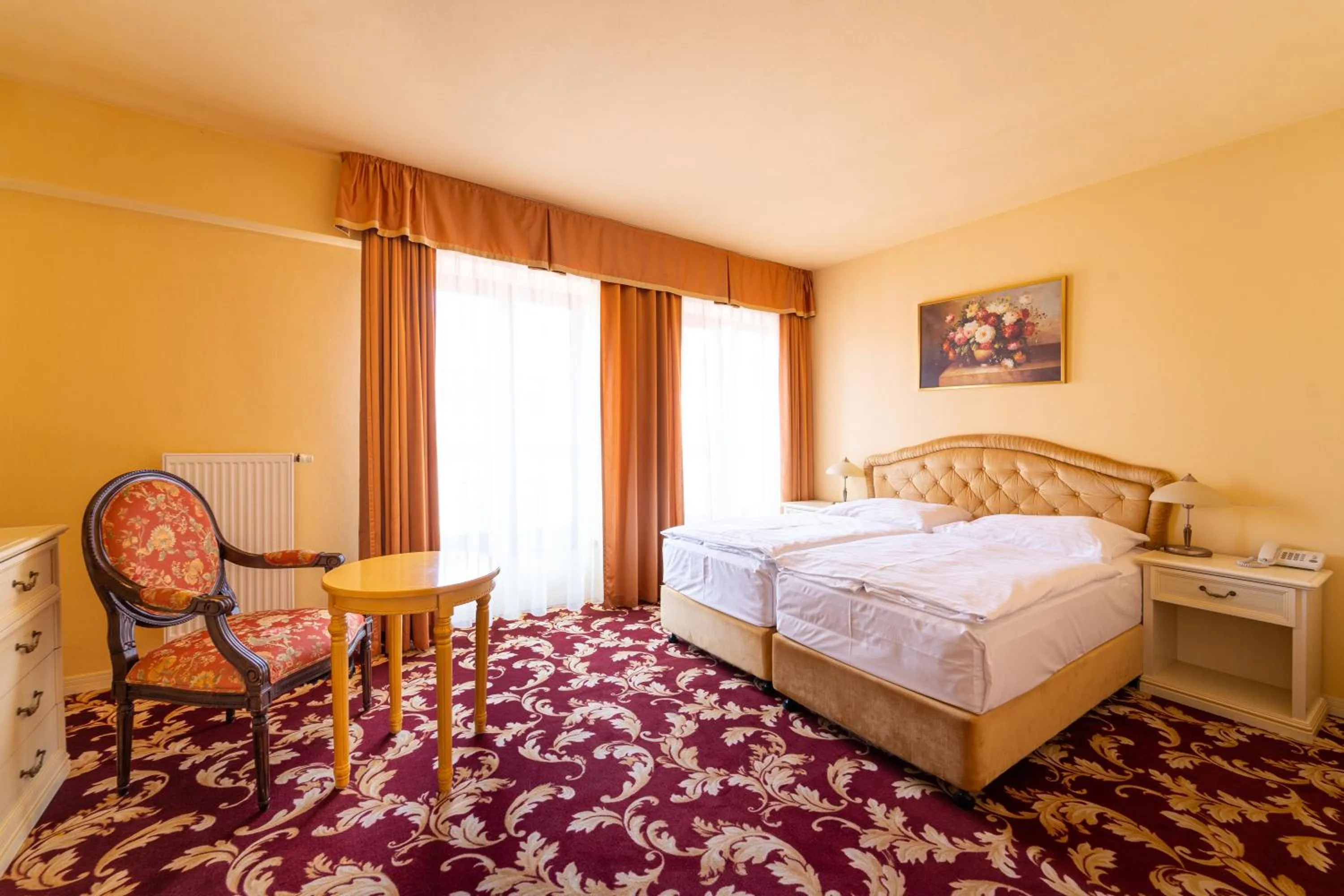 Bed in Spa Hotel Vita