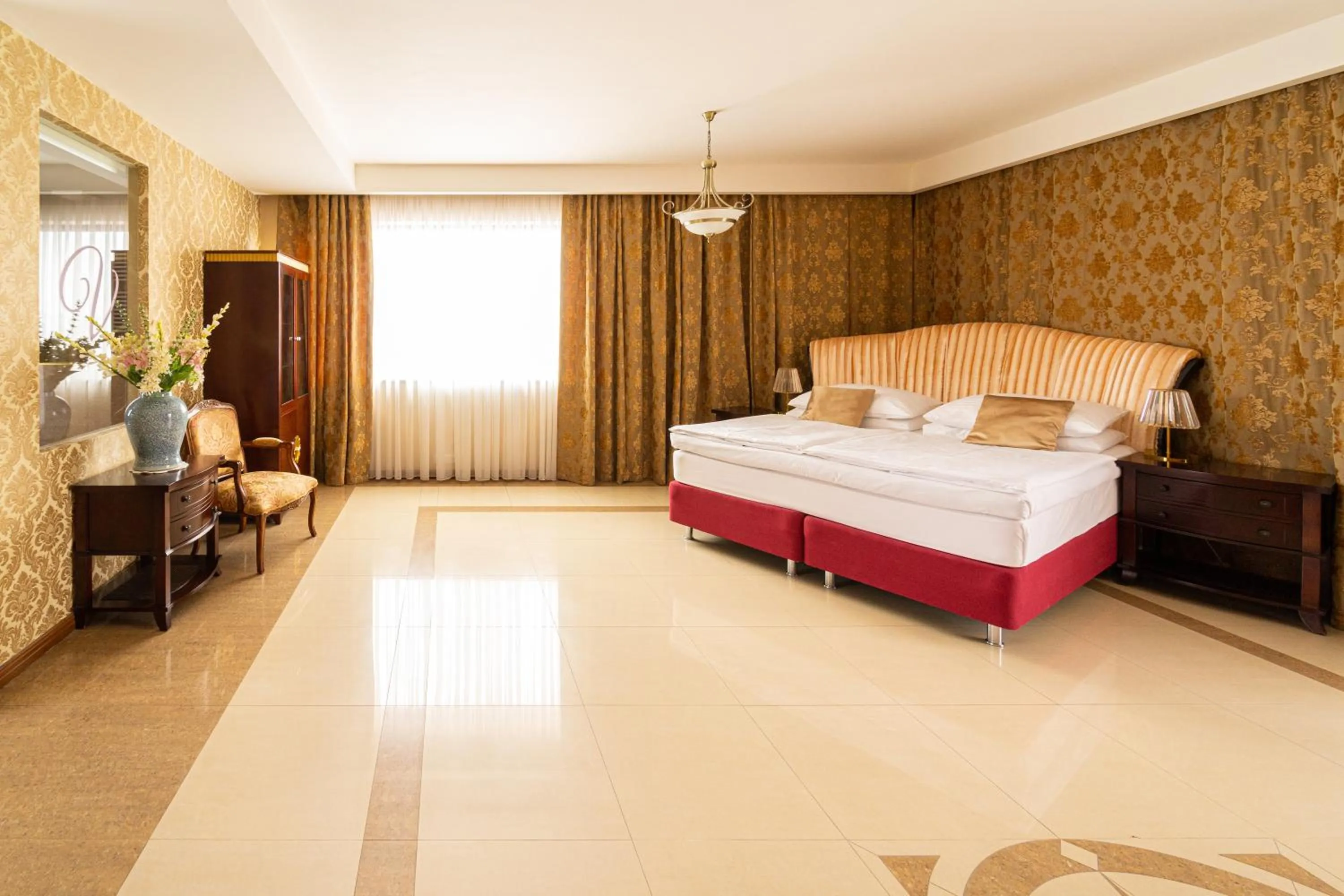 Bed in Spa Hotel Vita