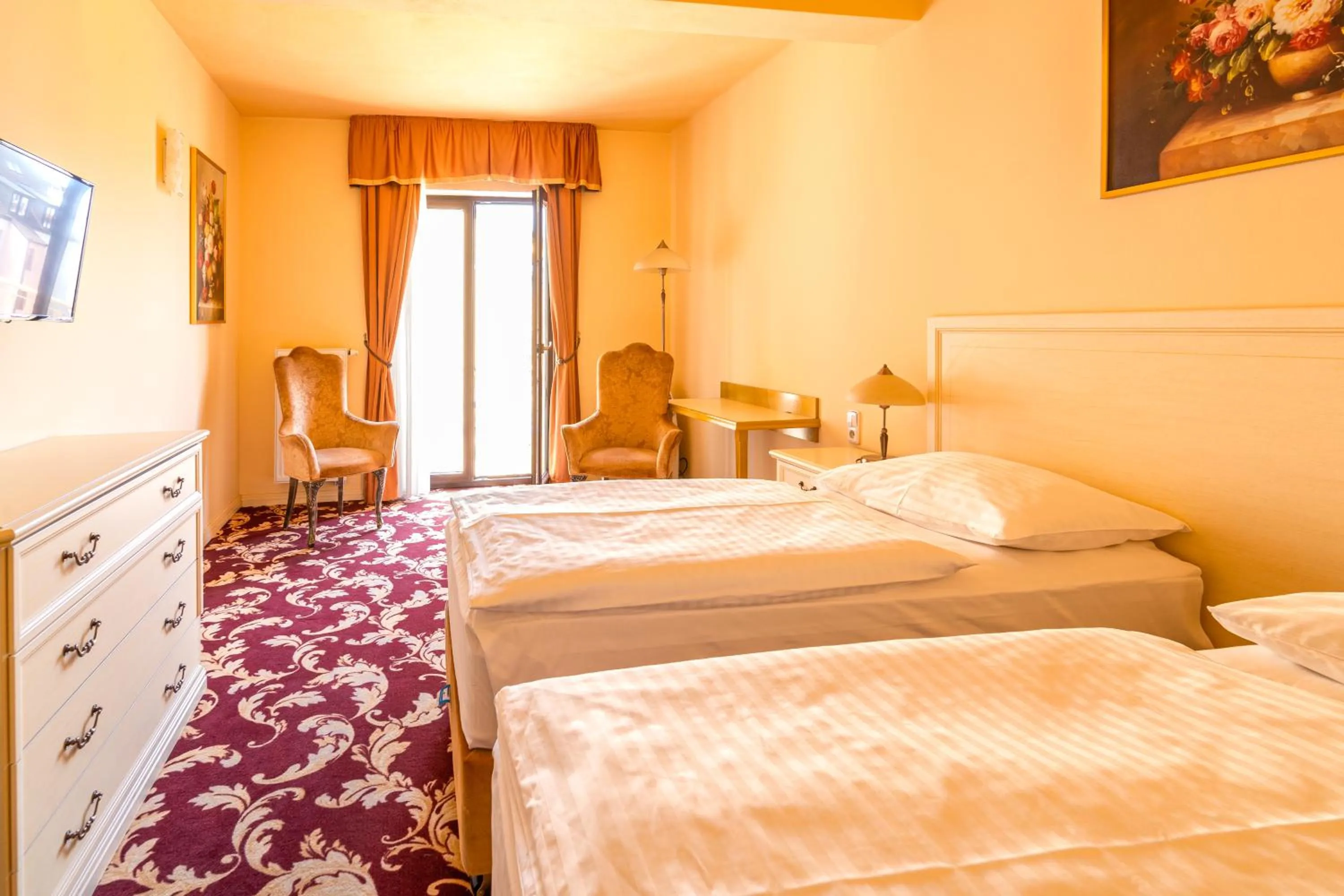 Bed in Spa Hotel Vita