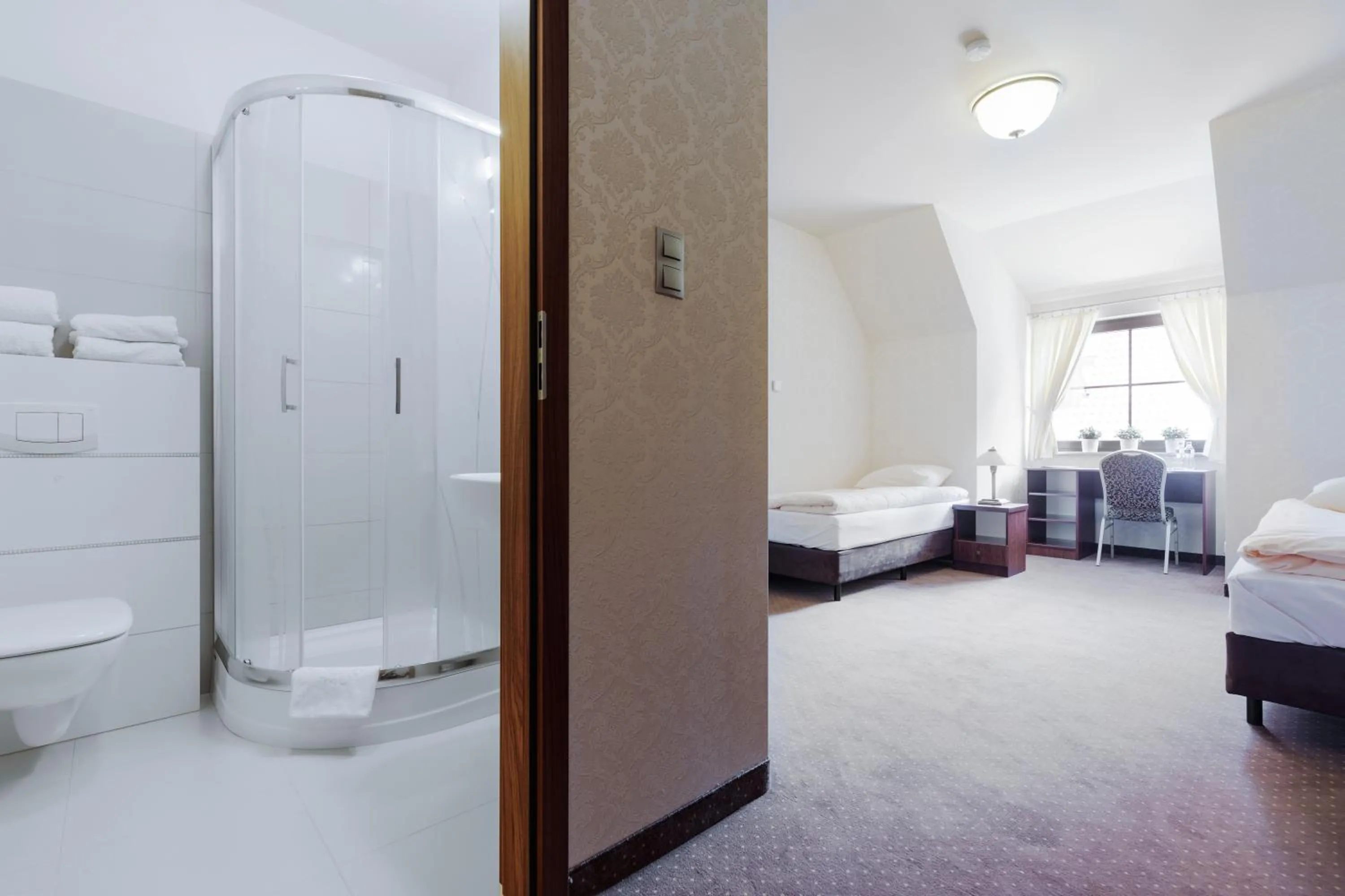 Bedroom, Bed in Hotel Folwark