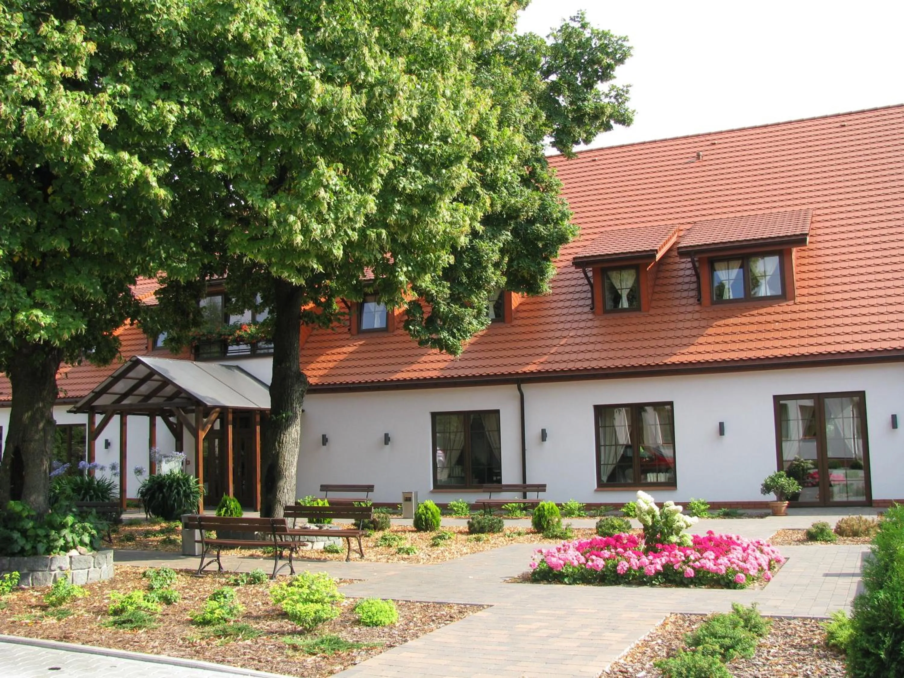 Garden view in Hotel Folwark