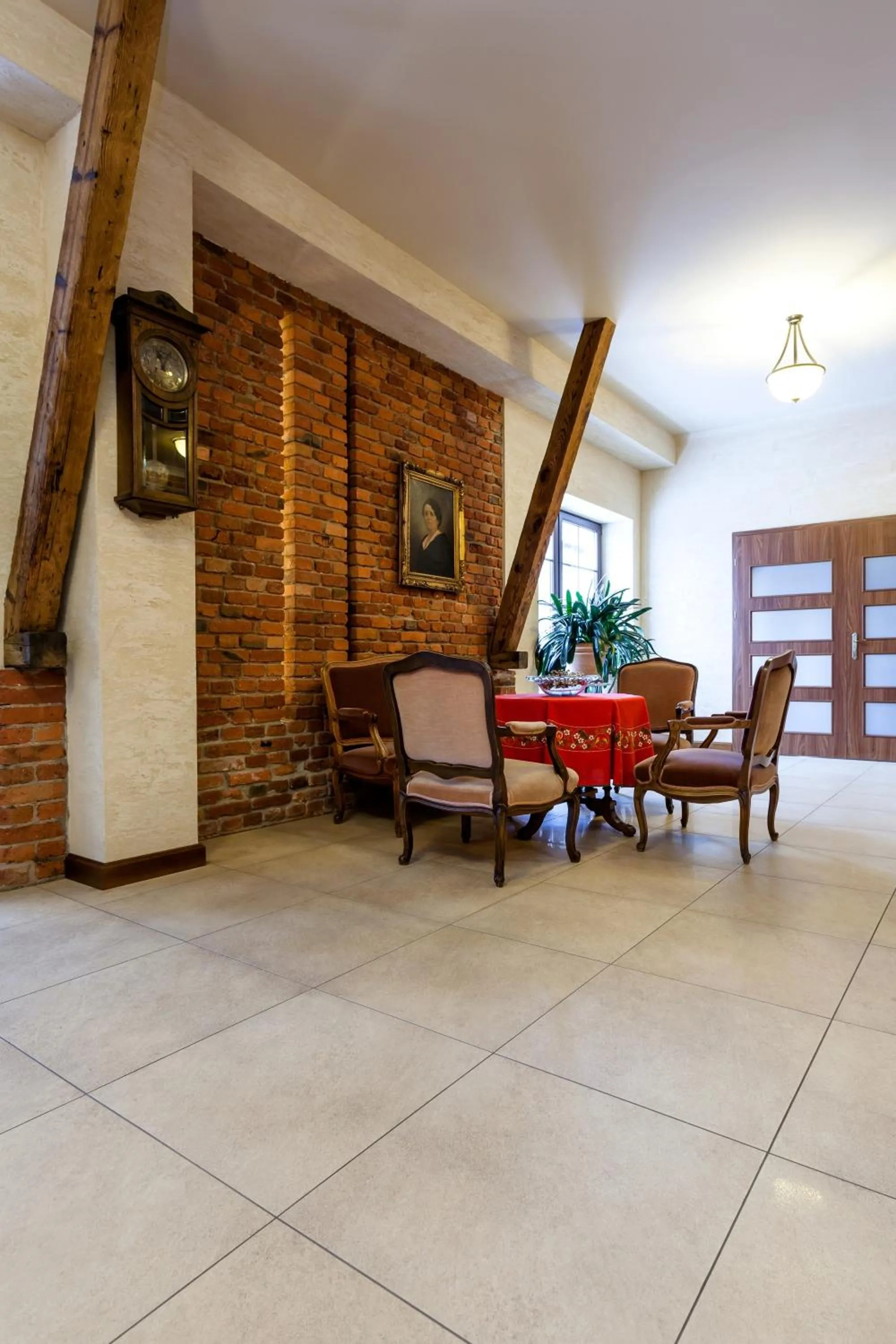 Lobby or reception in Hotel Folwark