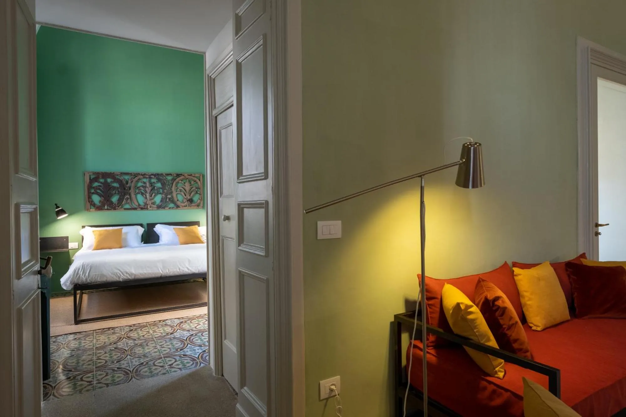 Bedroom, Bed in Palazzo Garzia Residence - Dimora storica