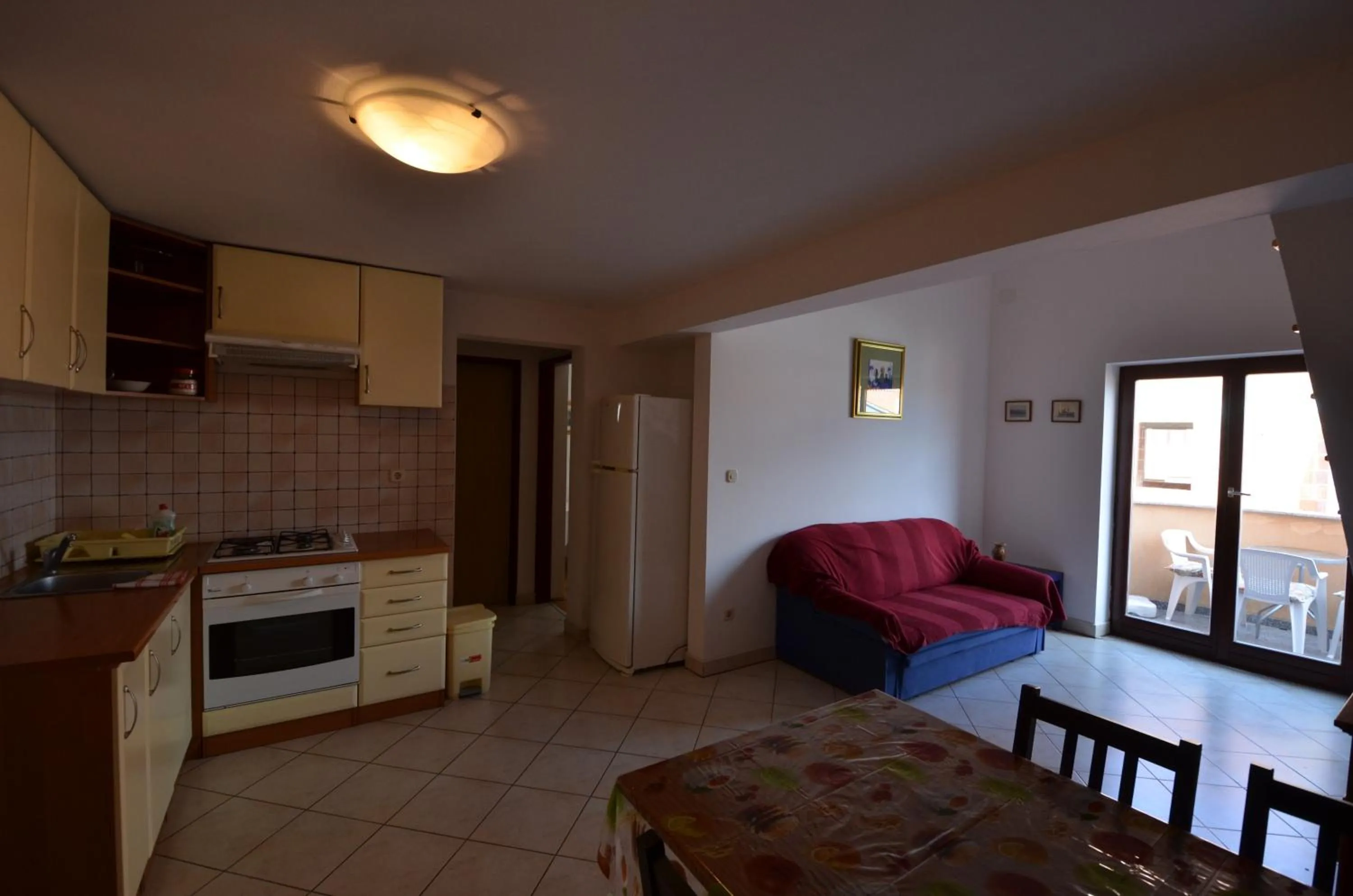 Kitchen or kitchenette in Apartments Villa Bartol
