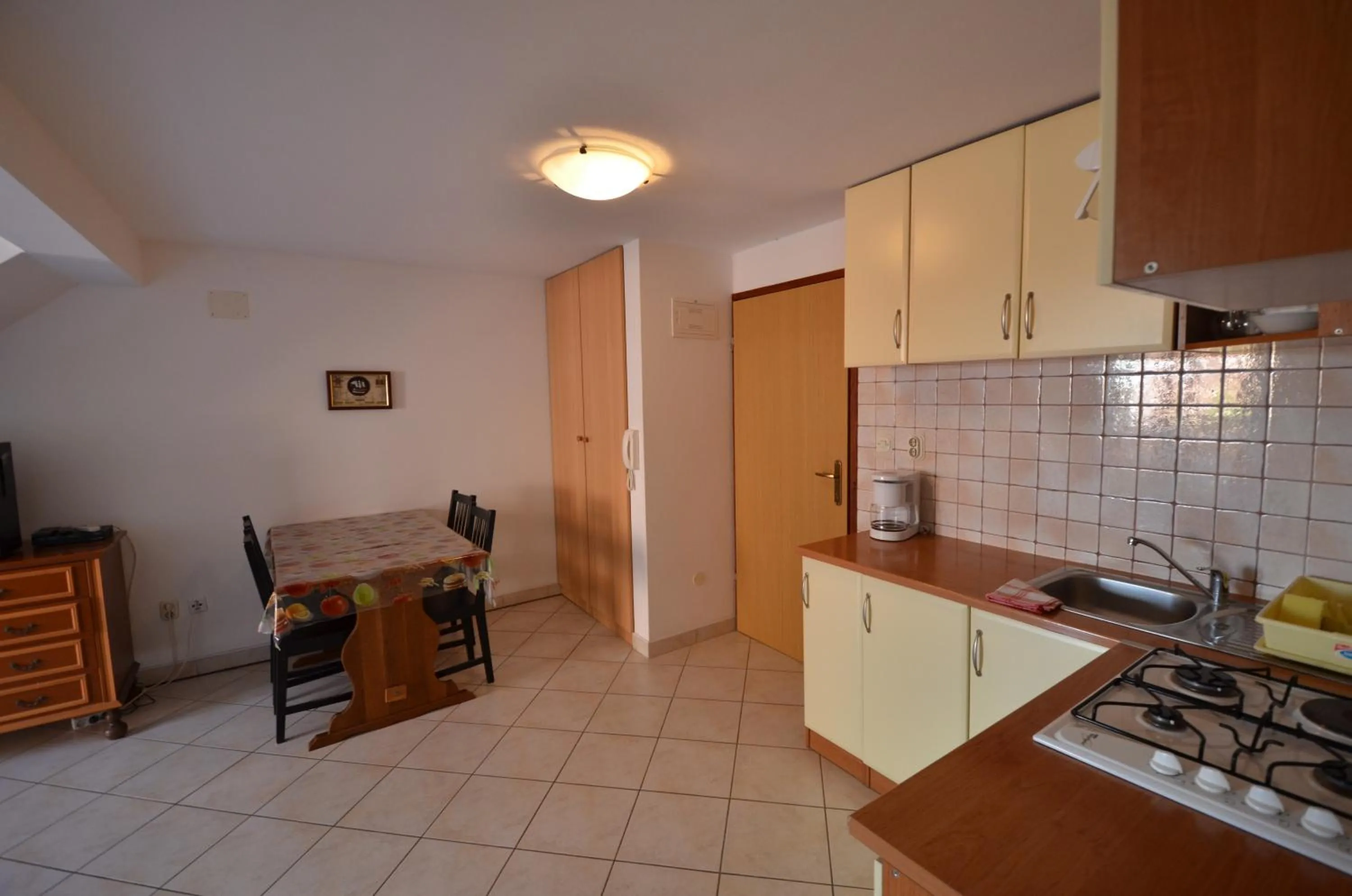 Kitchen or kitchenette in Apartments Villa Bartol