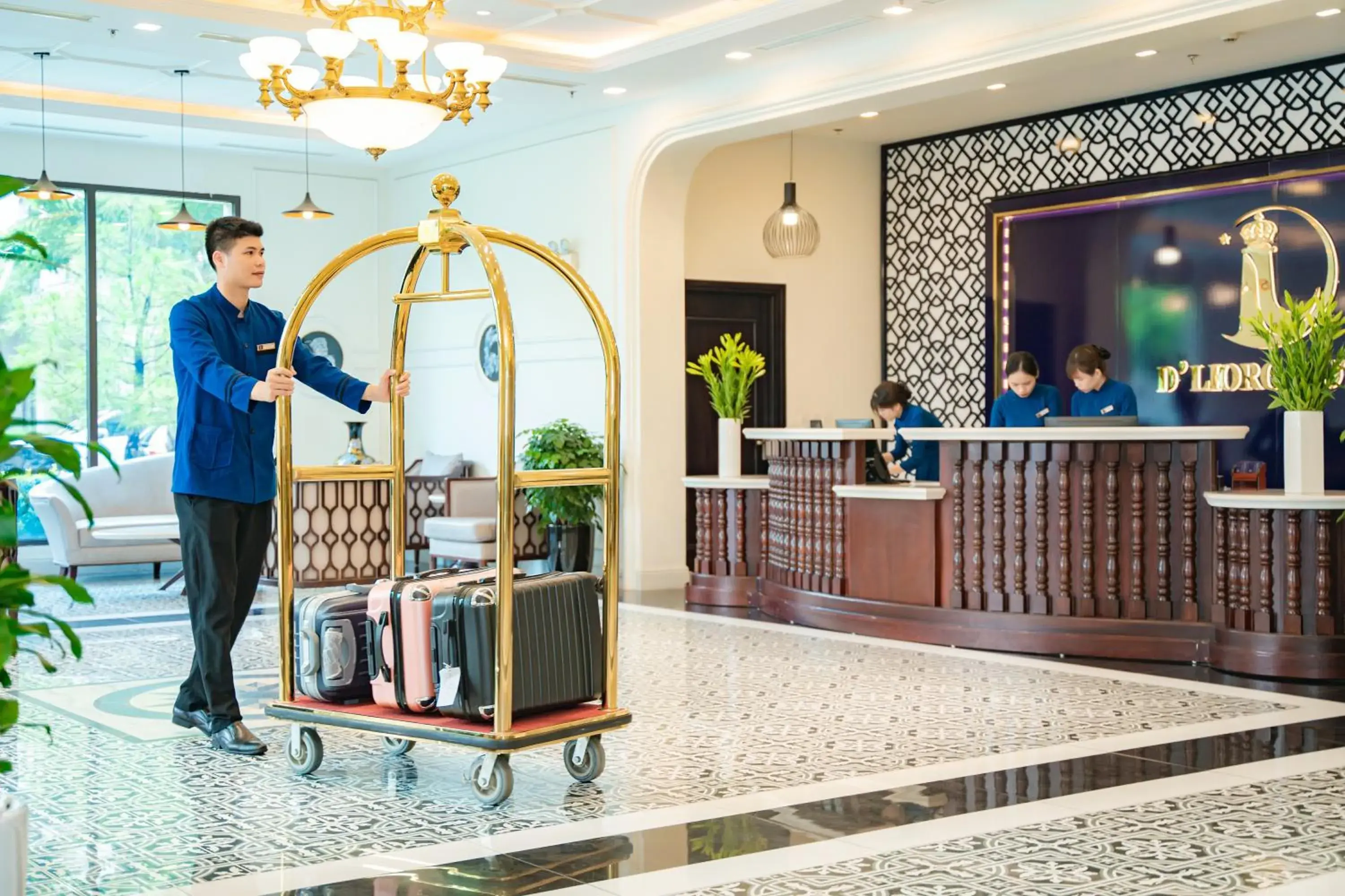 Lobby or reception in D'Lioro Hotel & Resort Lobby or reception in D'Lioro Hotel & Resort