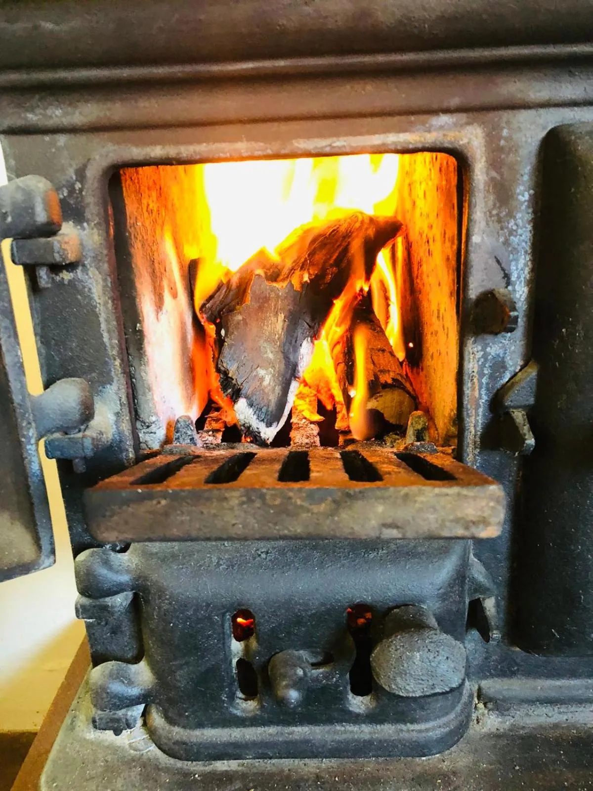 fireplace in Yellow House Prince Albert