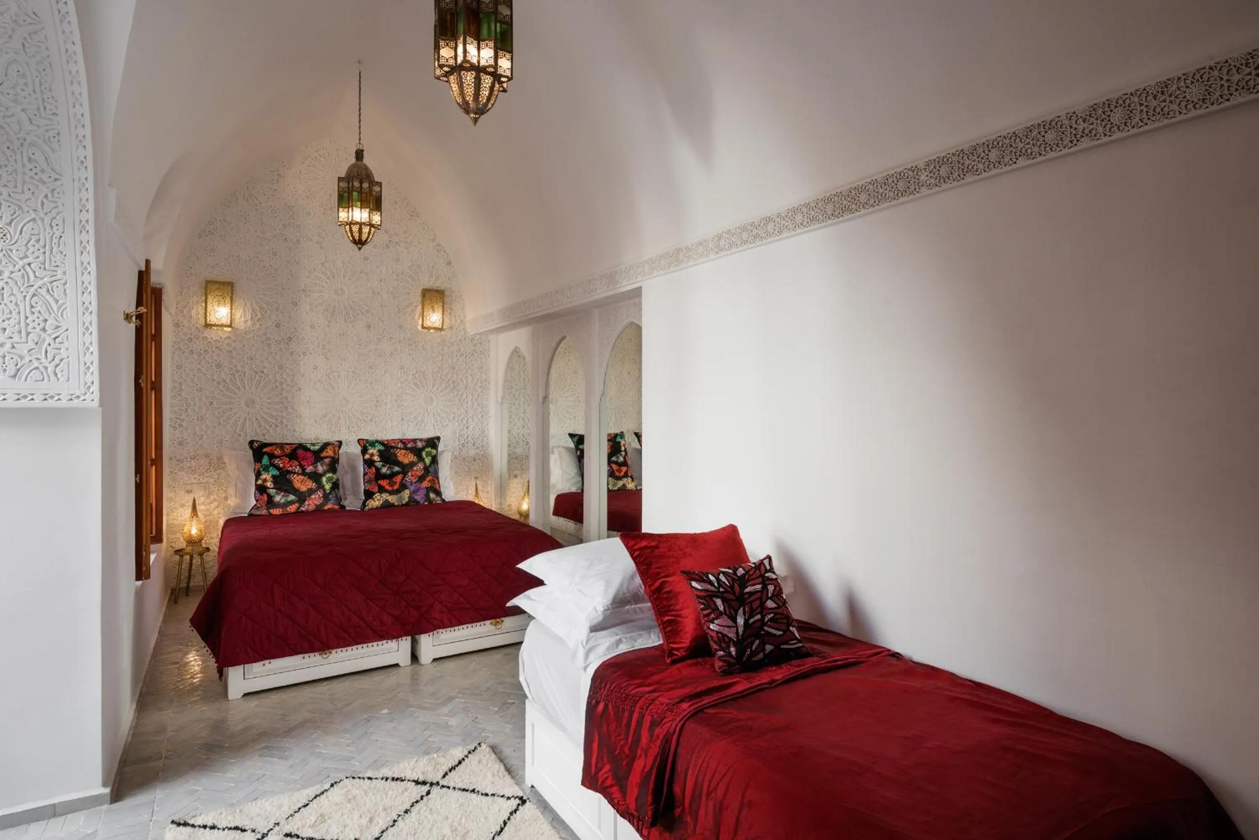 Bed in Riad Spice by Marrakech Riad