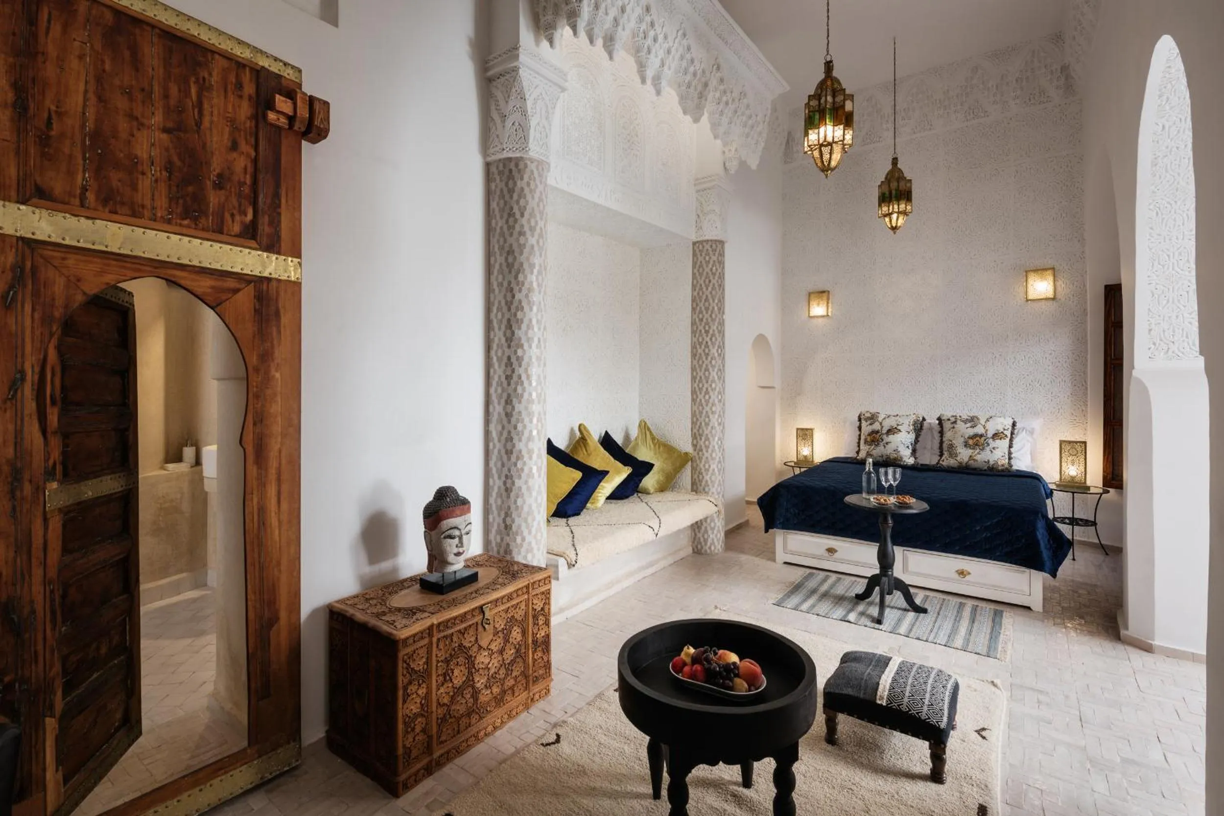 Photo of the whole room, Bed in Riad Spice by Marrakech Riad