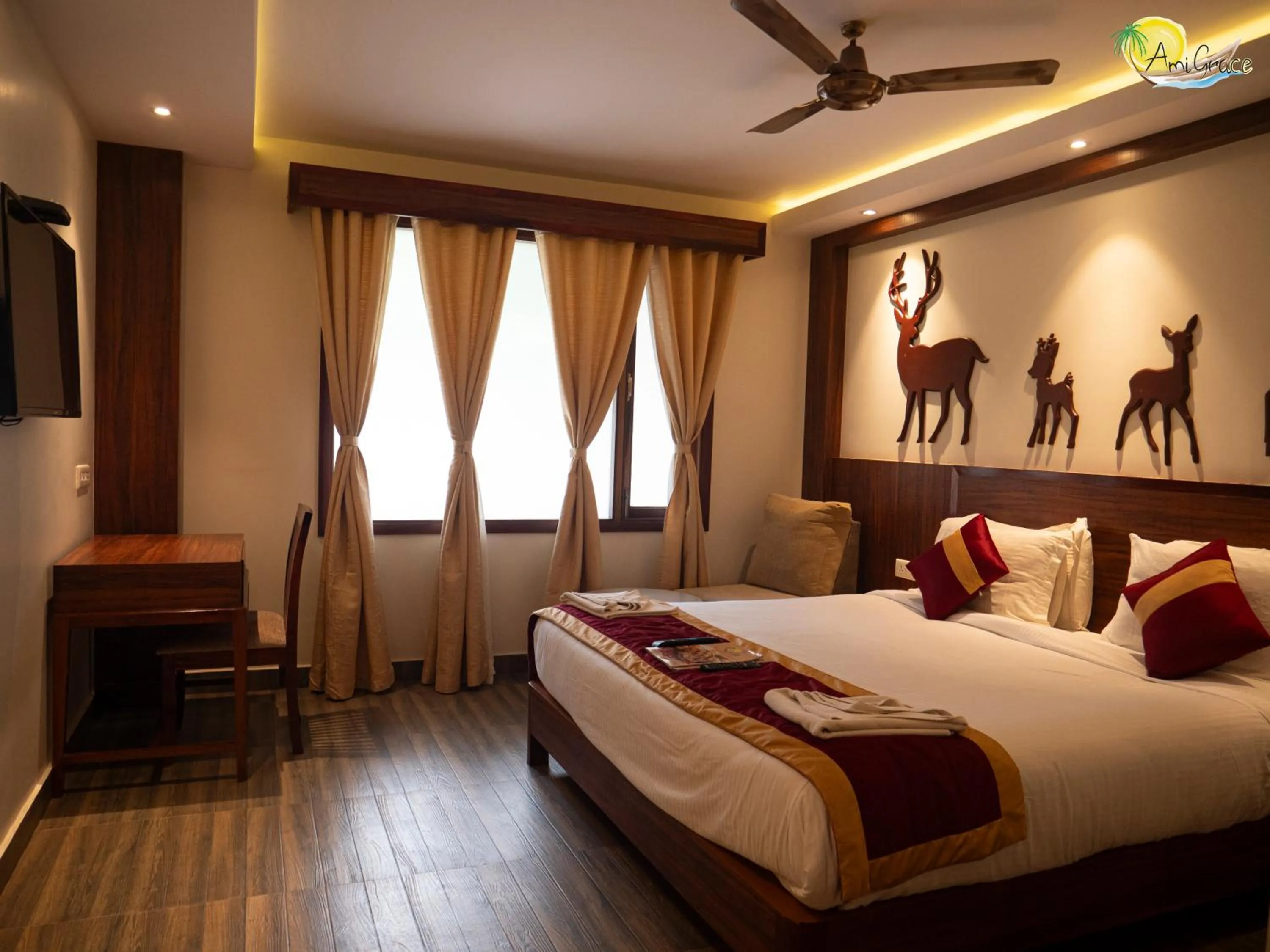 Restaurant/places to eat, Bed in Hotel Ami Grace