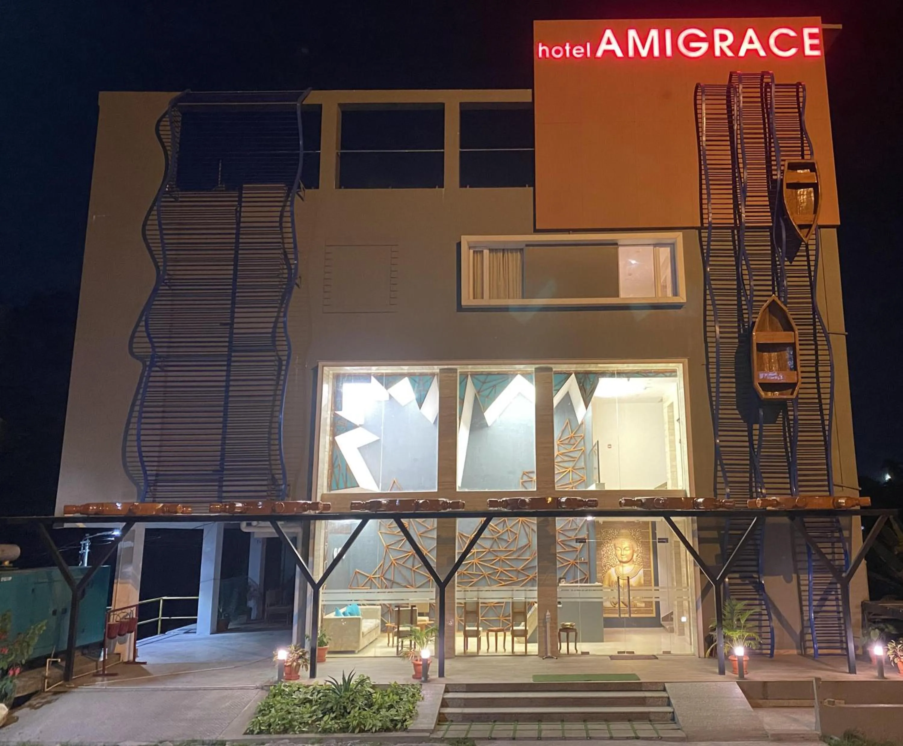 Property building in Hotel Ami Grace