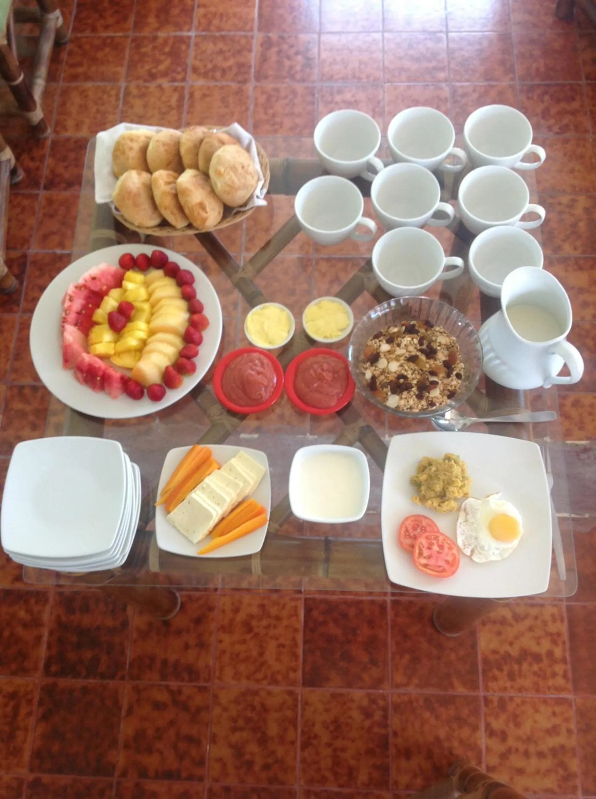 Breakfast in Casa de Piedra