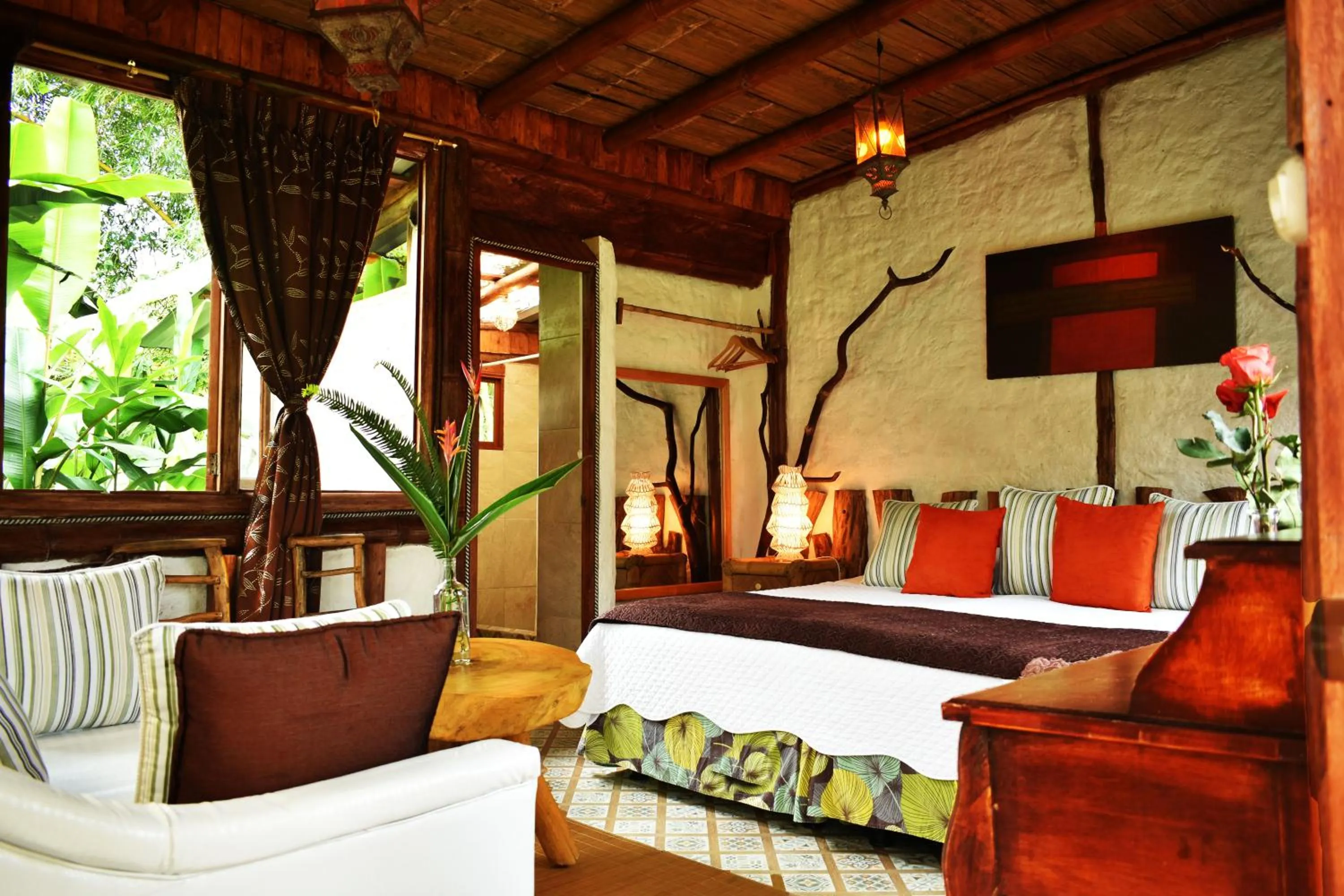 Living room in Casa de Piedra