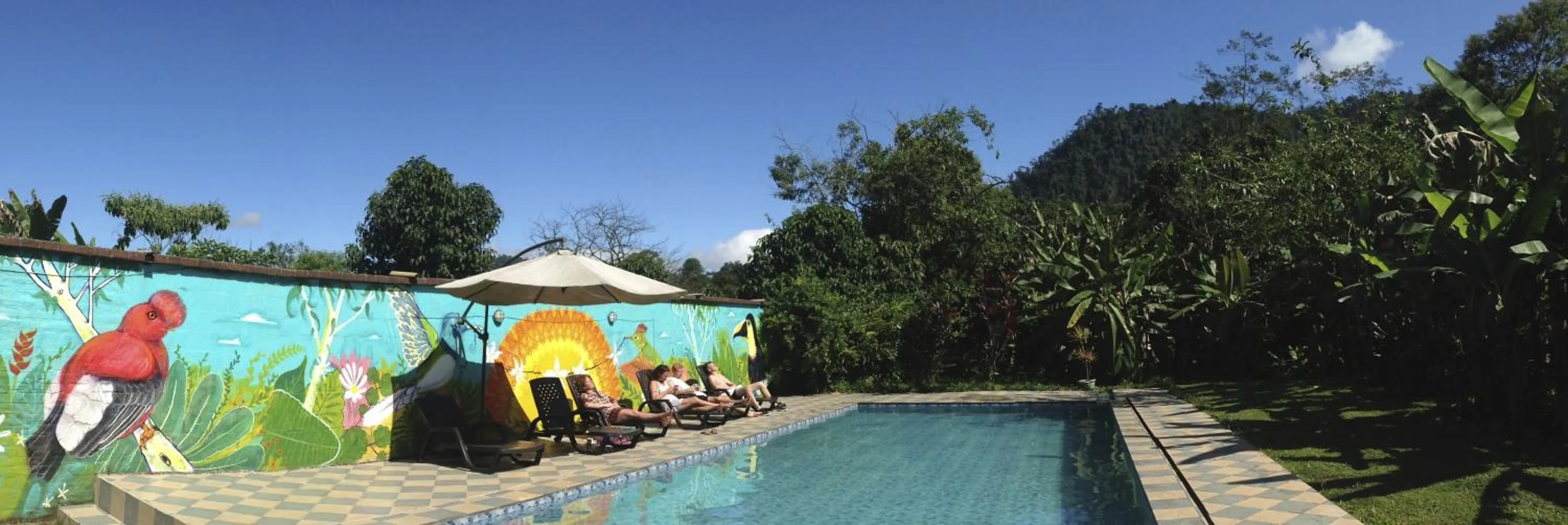 Swimming pool in Casa de Piedra
