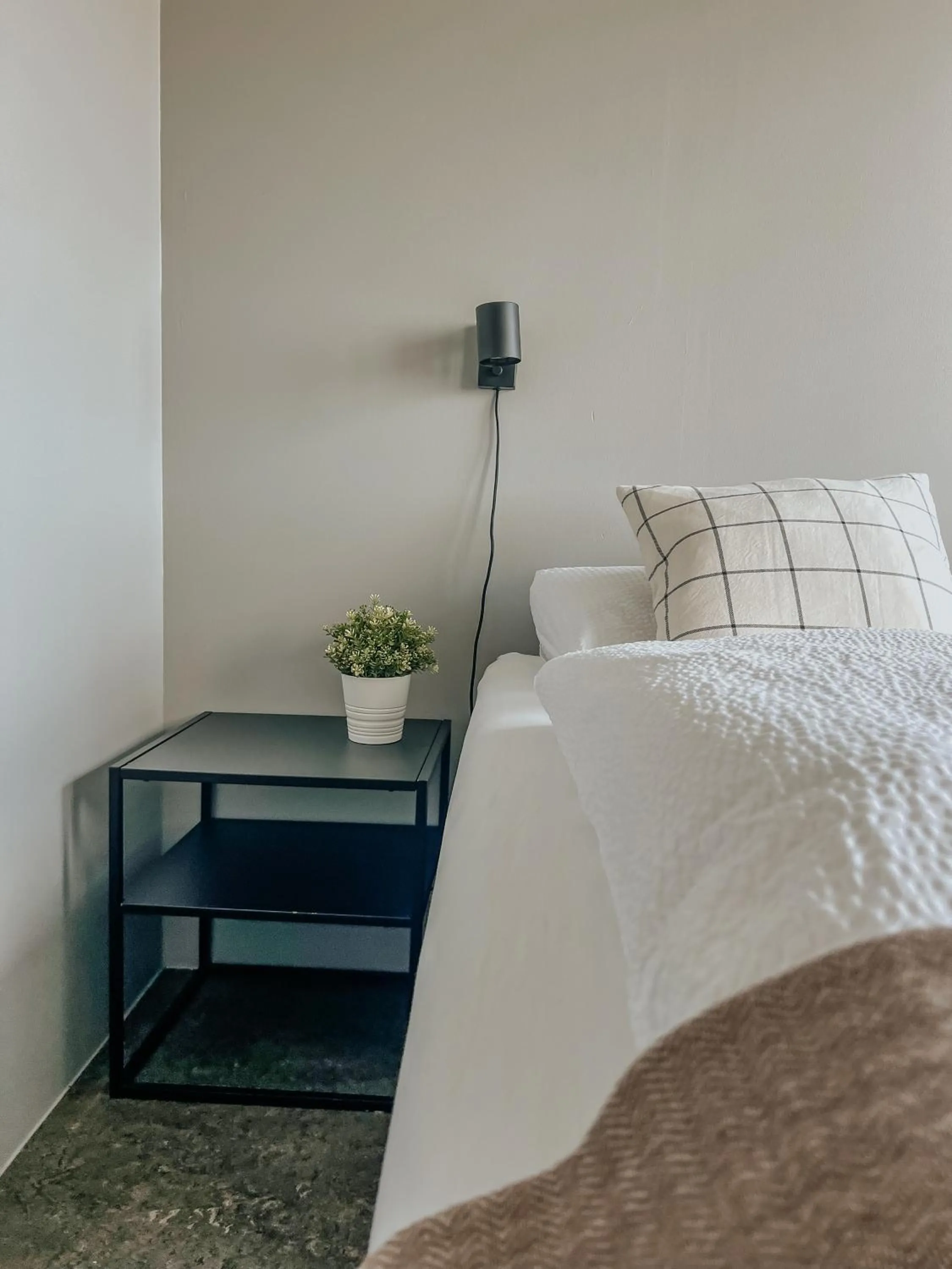 Bed in Guesthouse Reynir