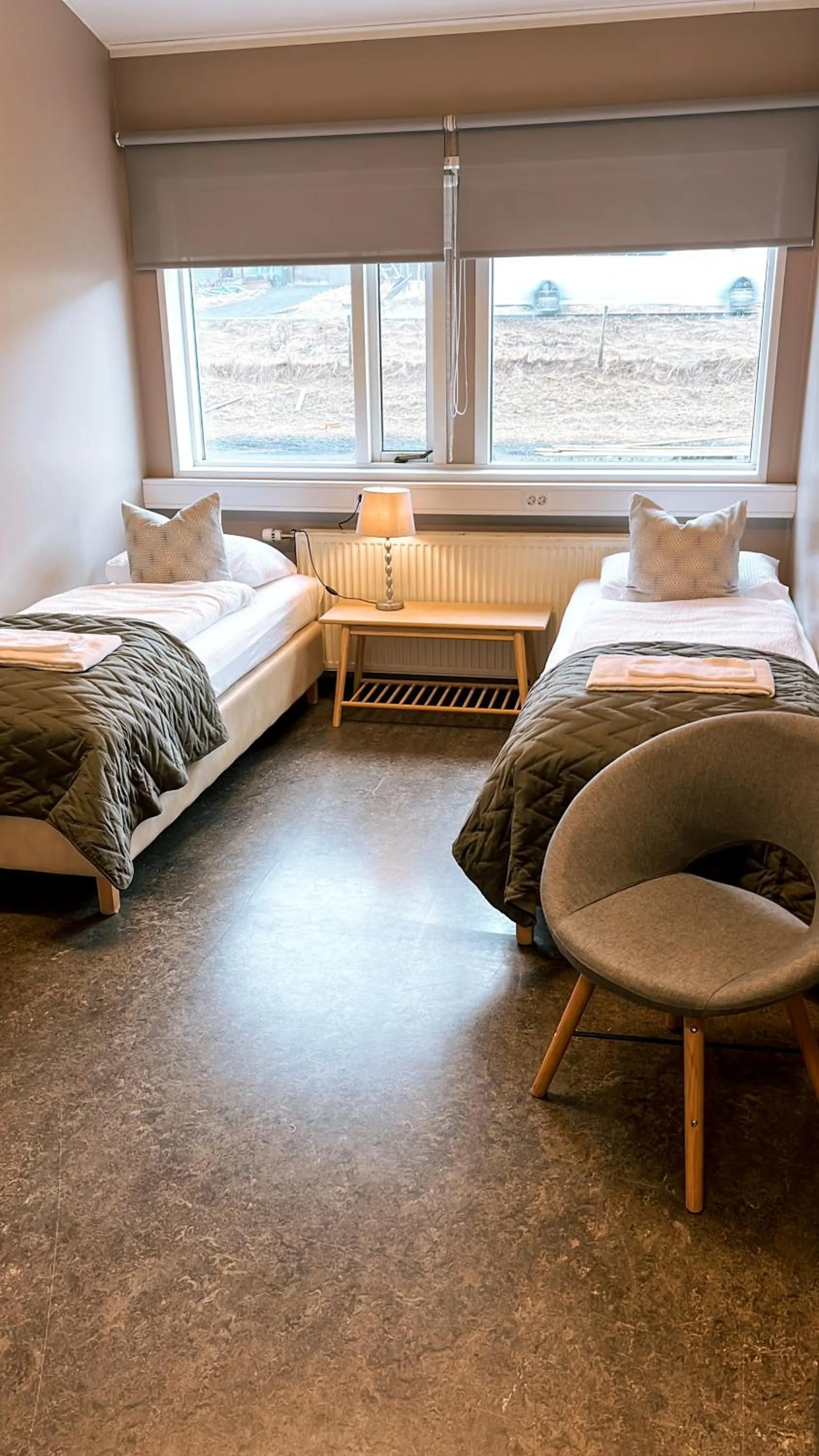 Bed in Guesthouse Reynir