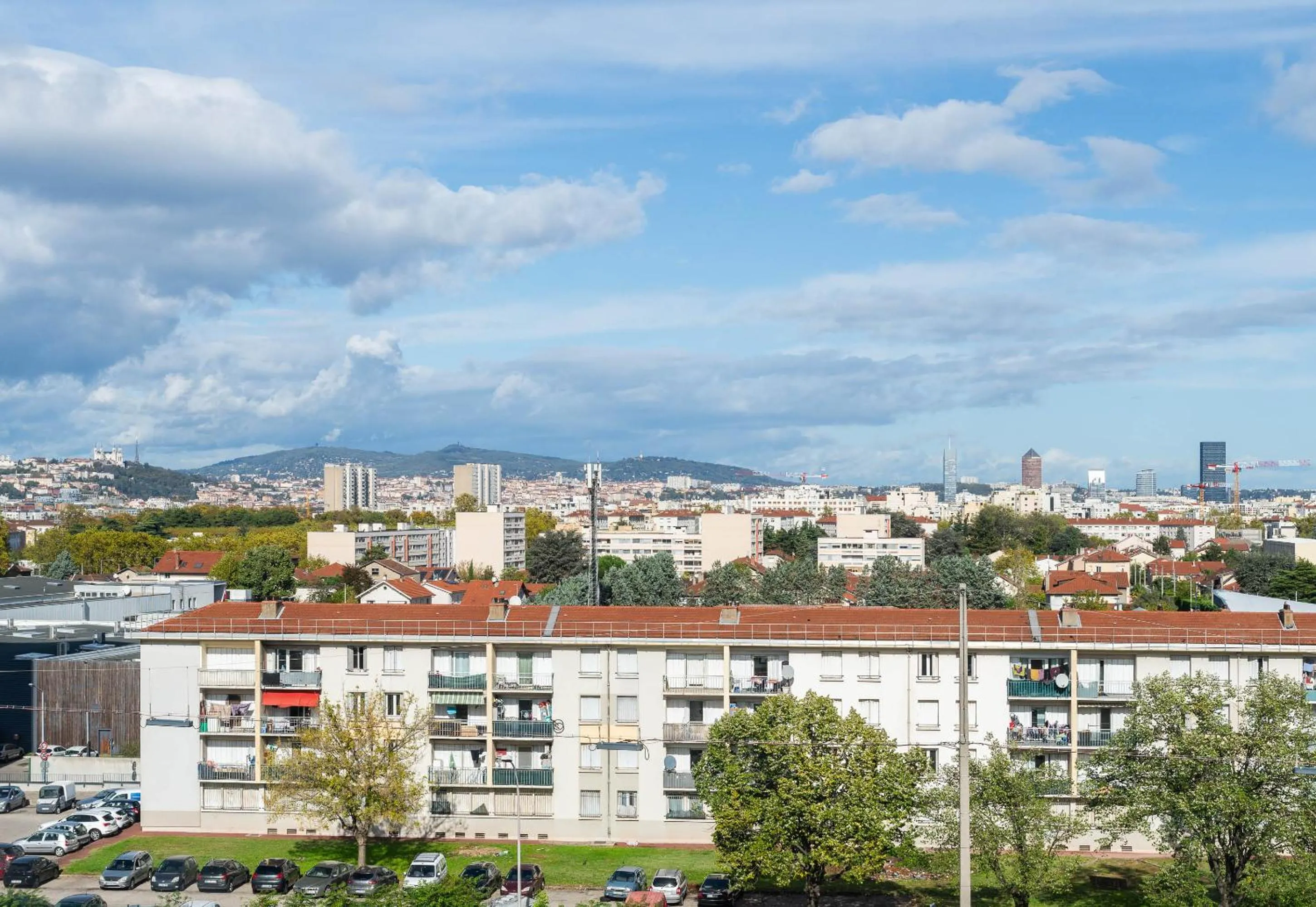 City view in B&B HOTEL Lyon Vénissieux