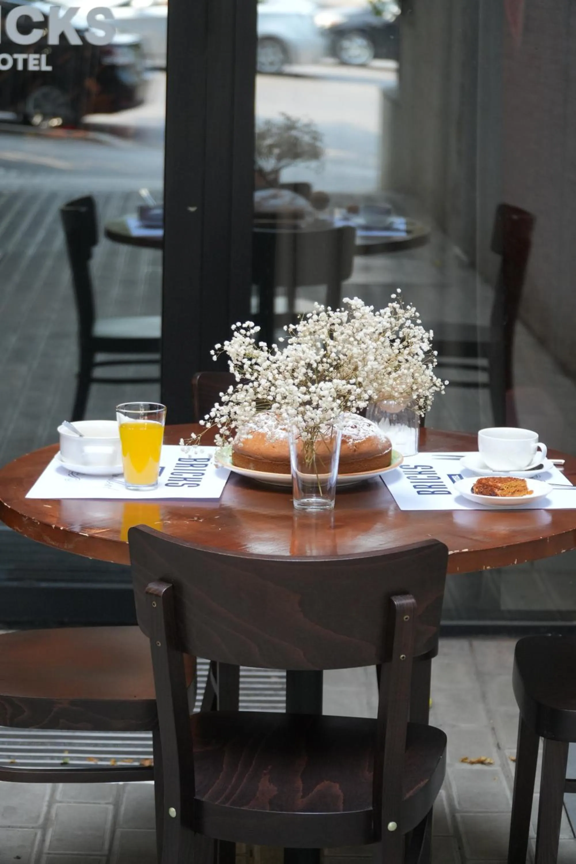 Food and drinks in Bricks Hotel Tbilisi