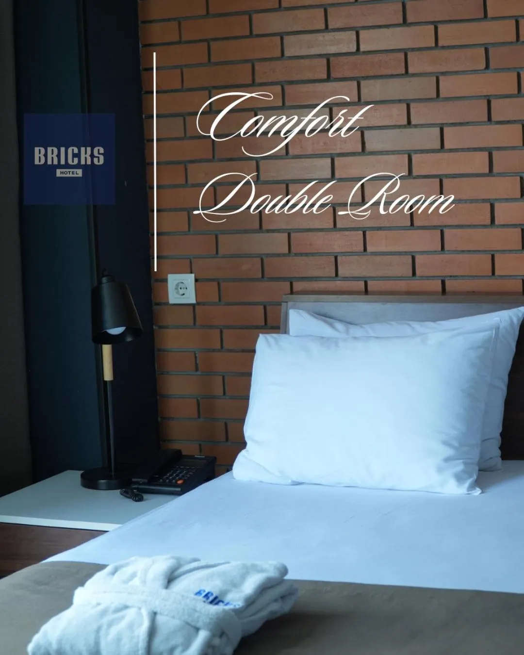 Bed in Bricks Hotel Tbilisi