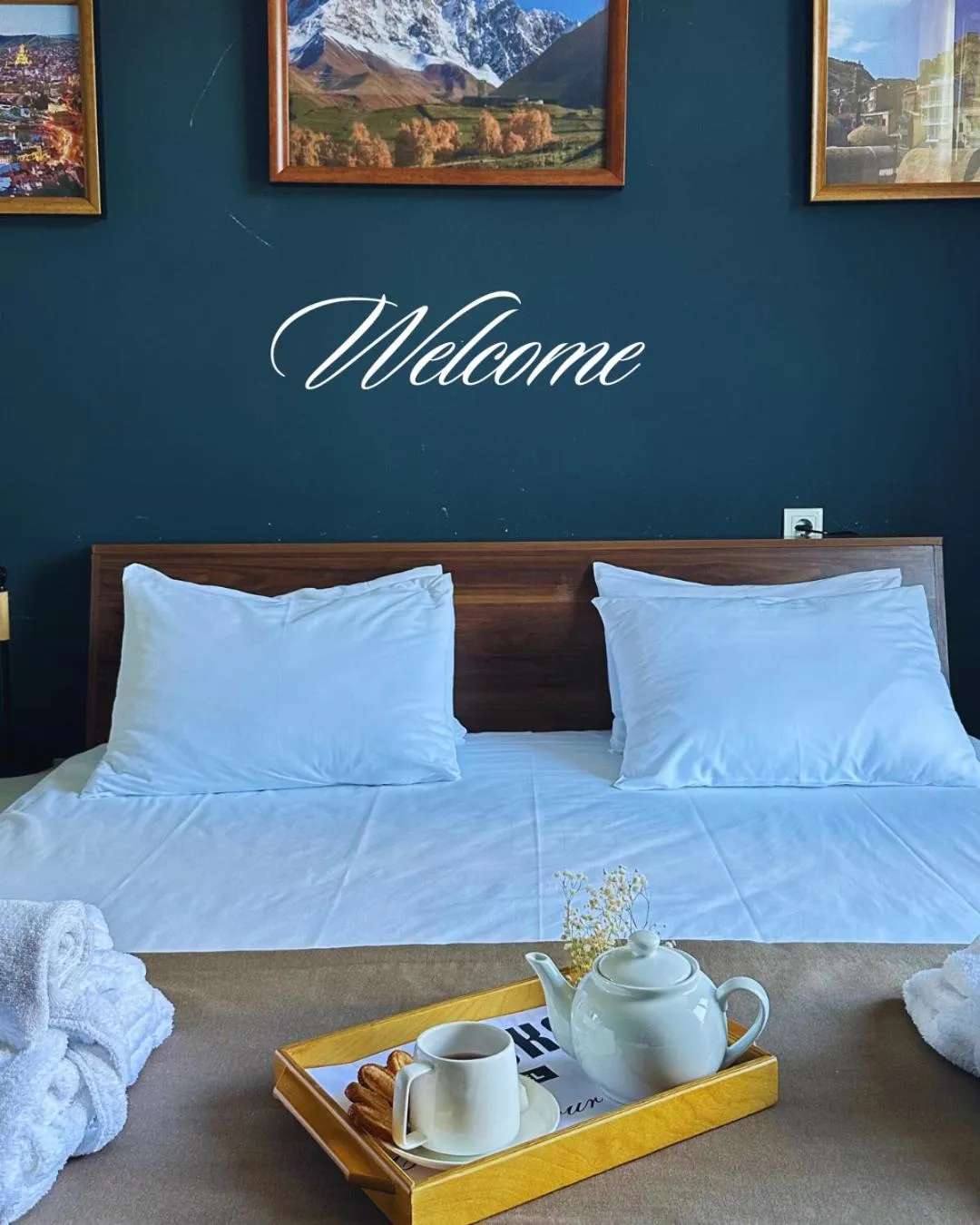 Bed in Bricks Hotel Tbilisi