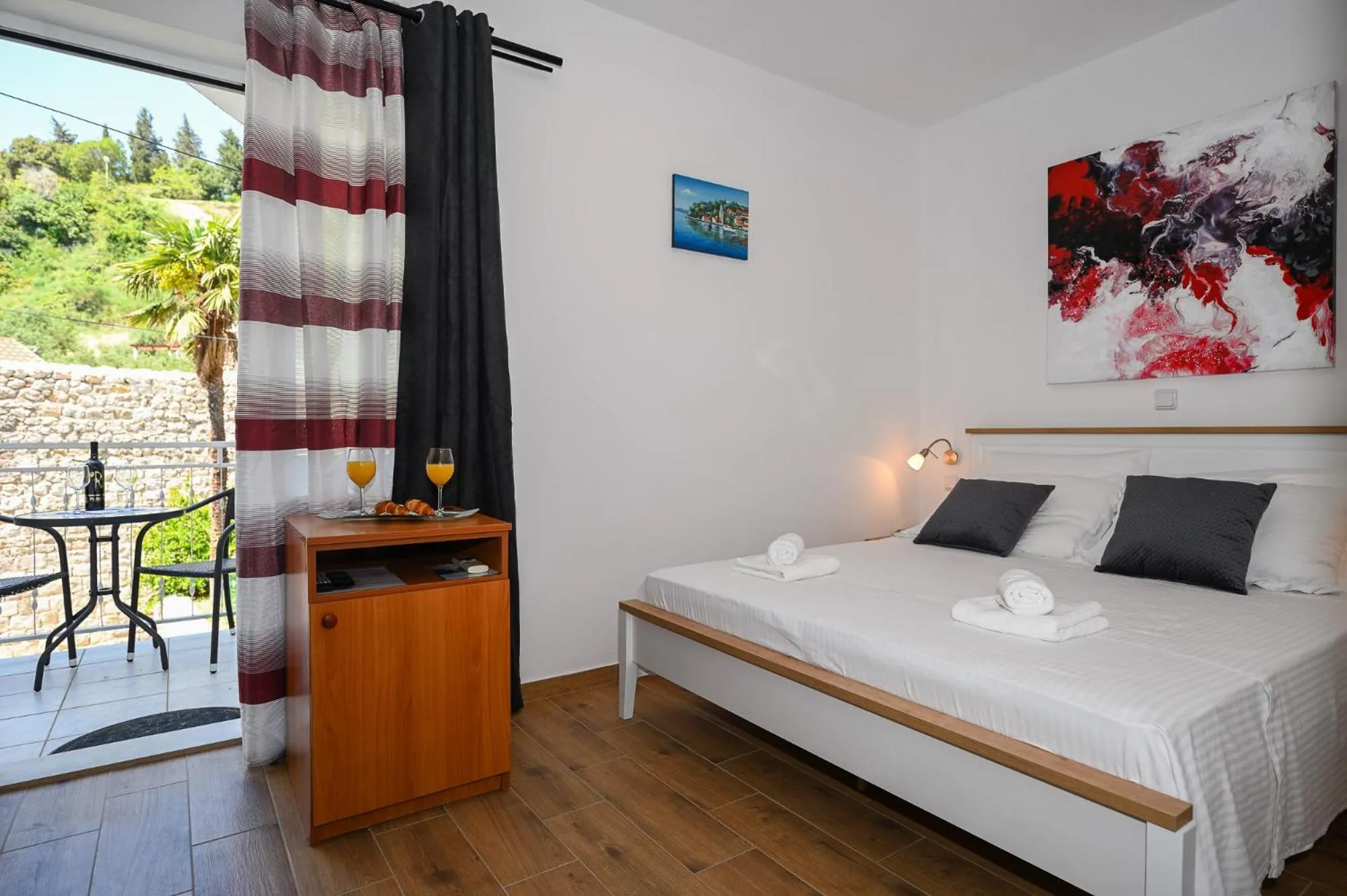 Bed in Beach House Poseydon