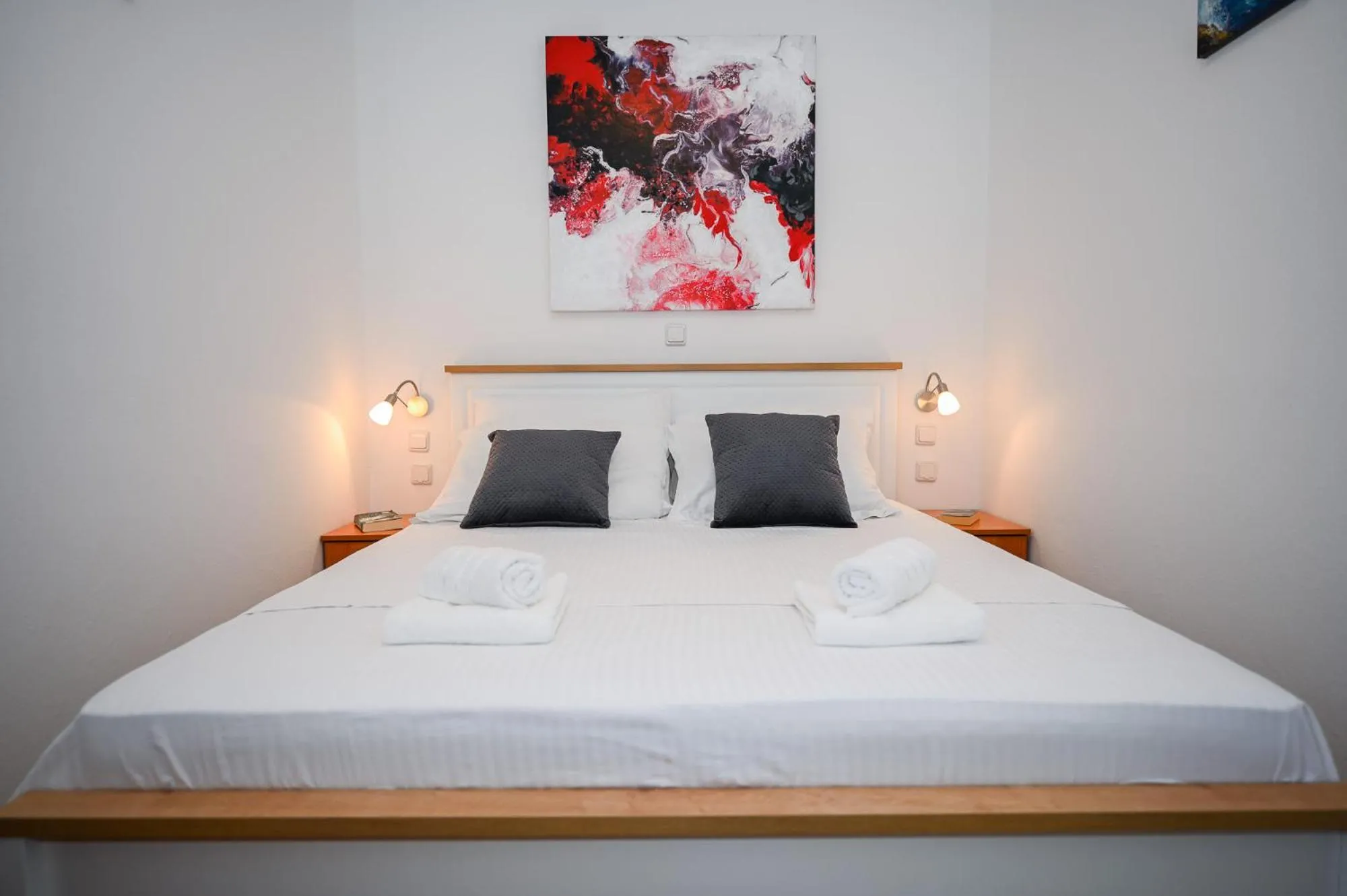 Bed in Beach House Poseydon
