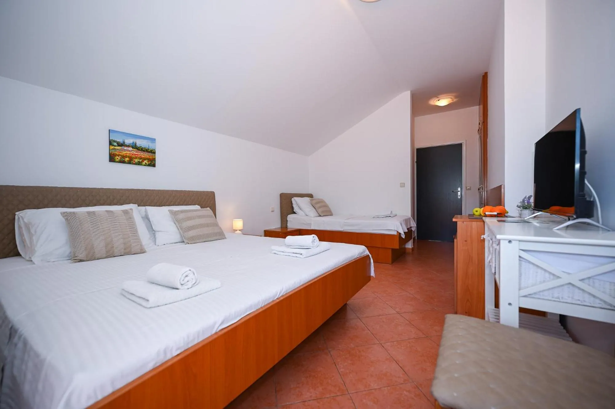 Bed in Beach House Poseydon